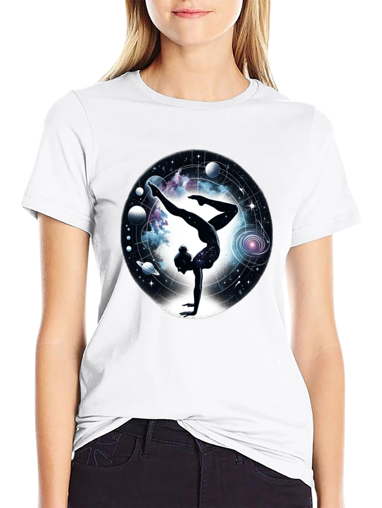 Cosmic Gymnast Black T-Shirt