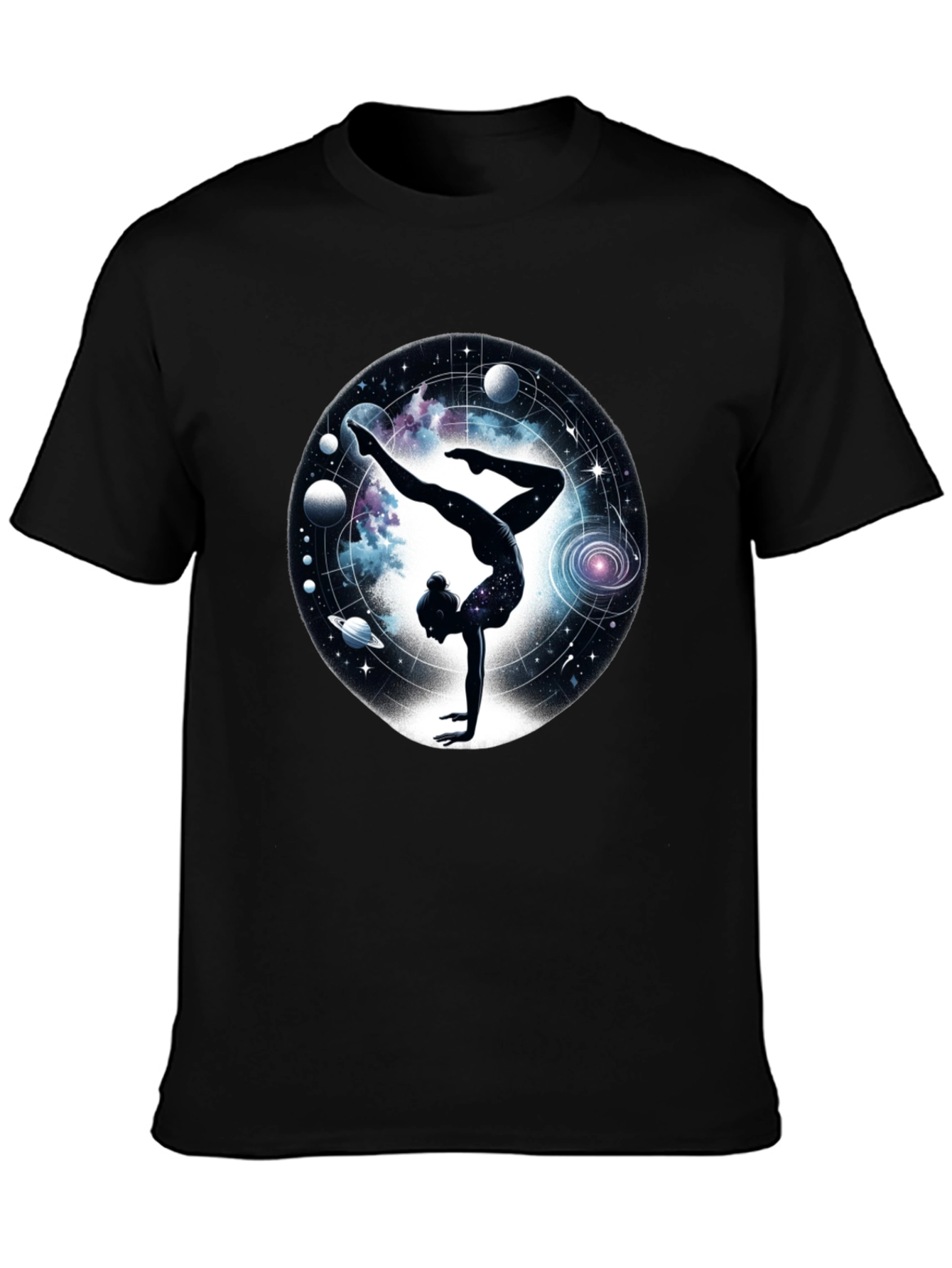 Cosmic Gymnast Black T-Shirt