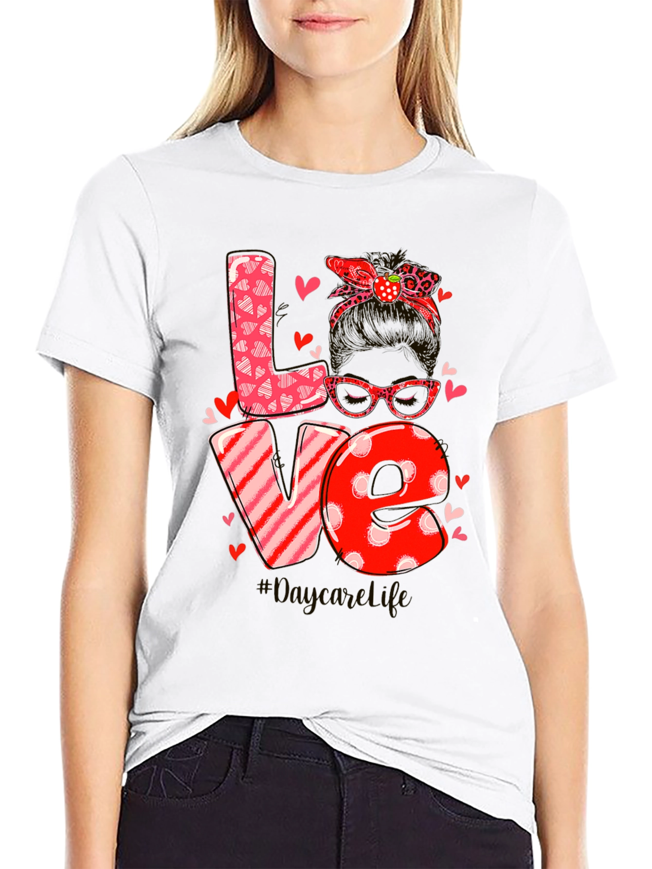 Love Daycare Valentines Day T-Shirt