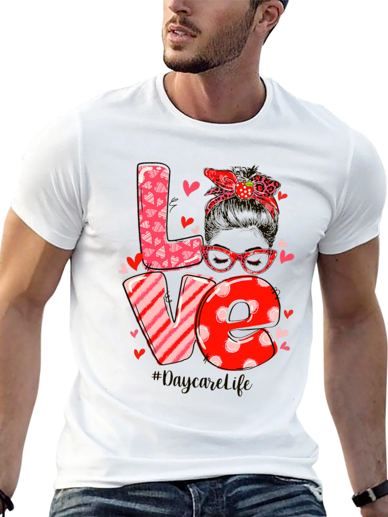 Love Daycare Valentines Day T-Shirt