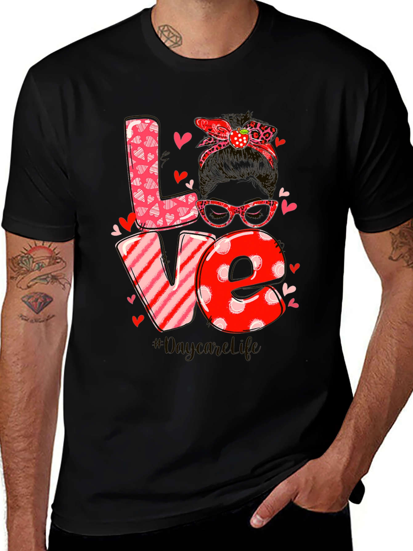 Love Daycare Valentines Day T-Shirt