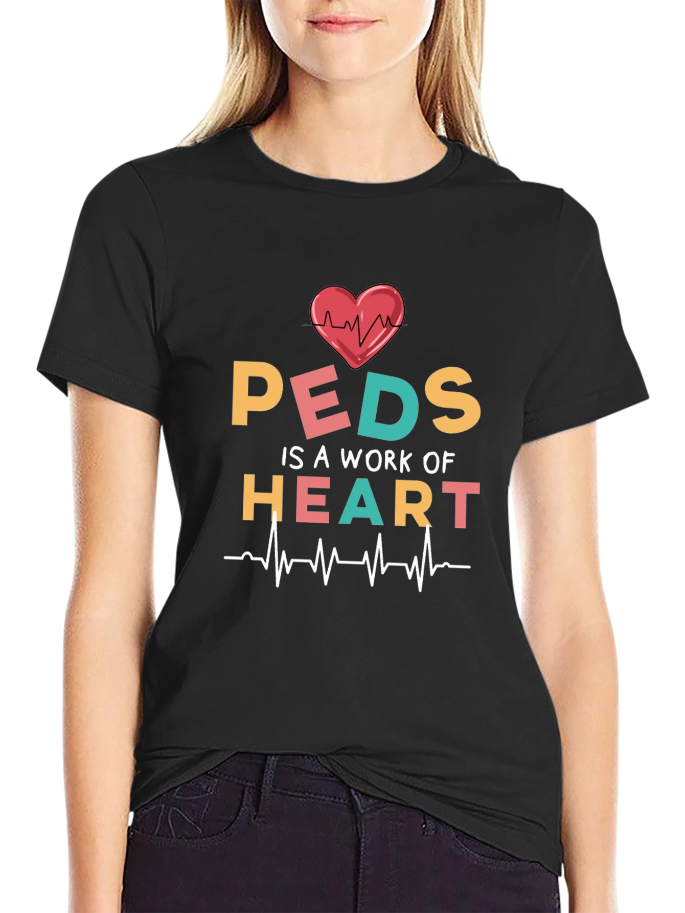 Peds Heartbeat Graphic T-Shirt