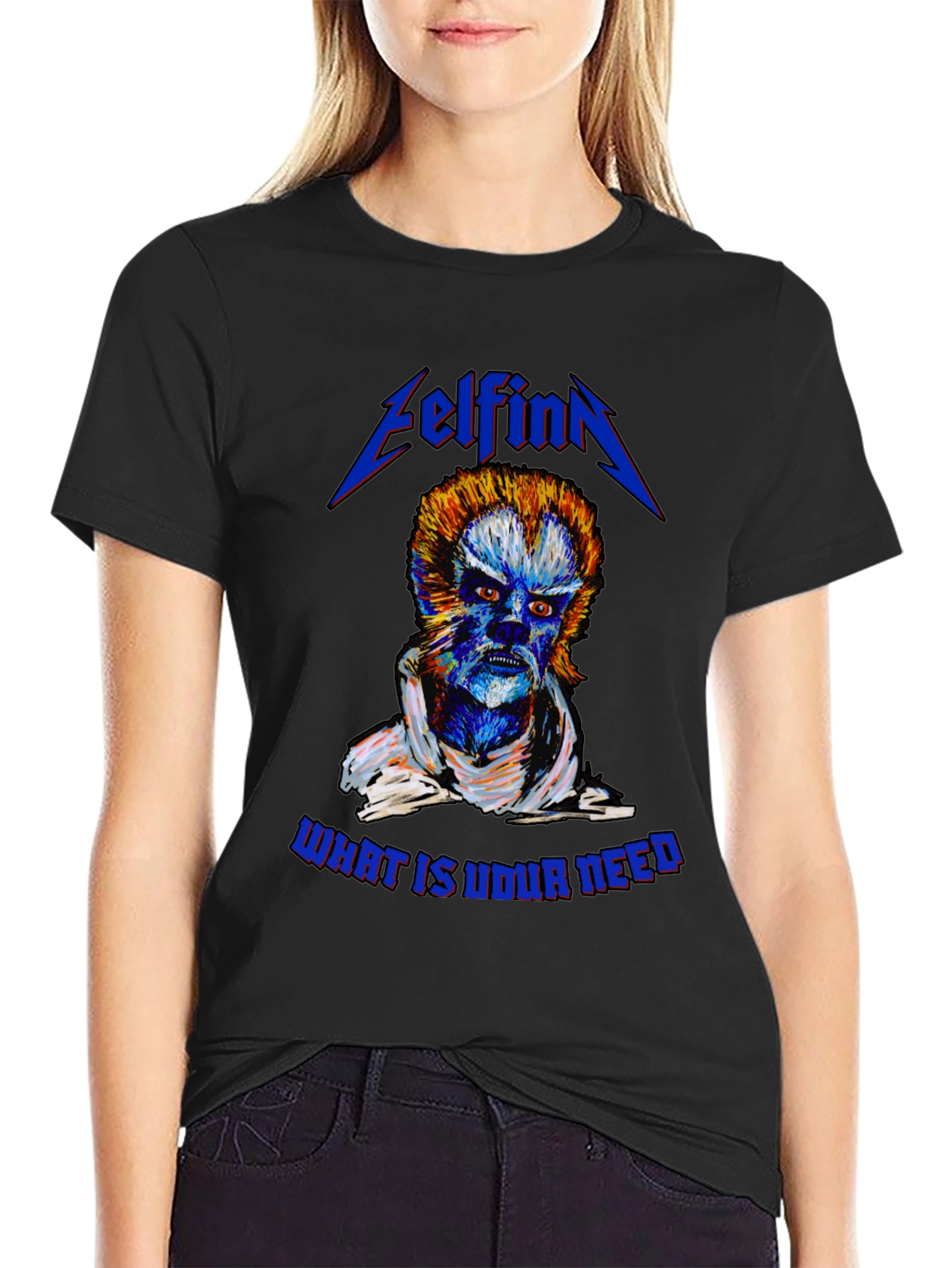 Elfinn What is Your Need Graphic T-Shirt
