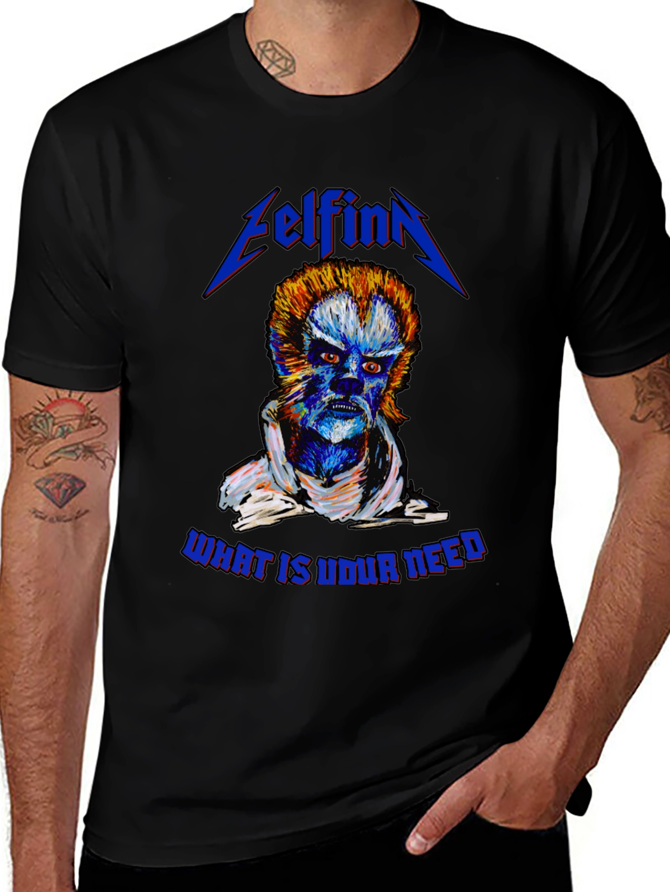 Elfinn What is Your Need Graphic T-Shirt