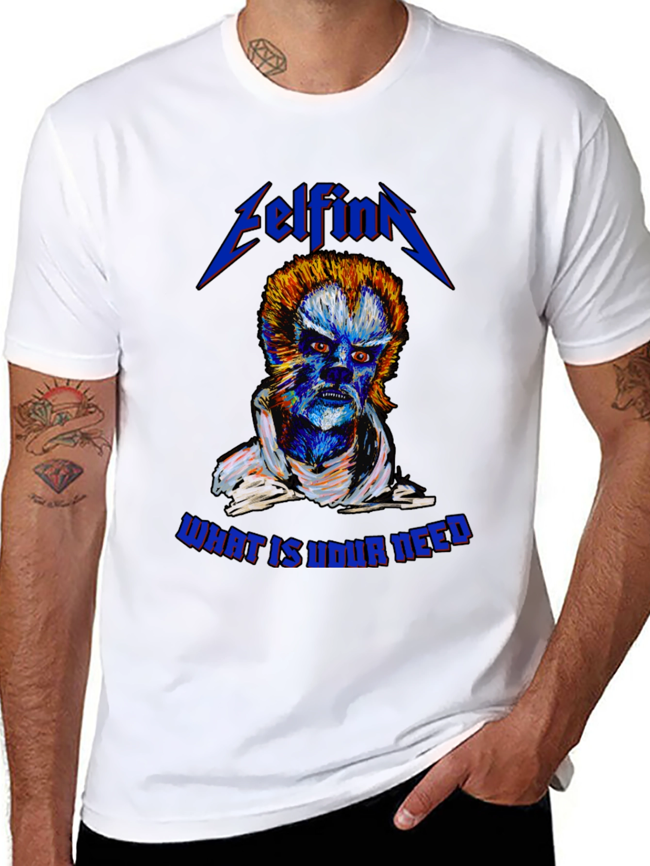 Elfinn What is Your Need Graphic T-Shirt