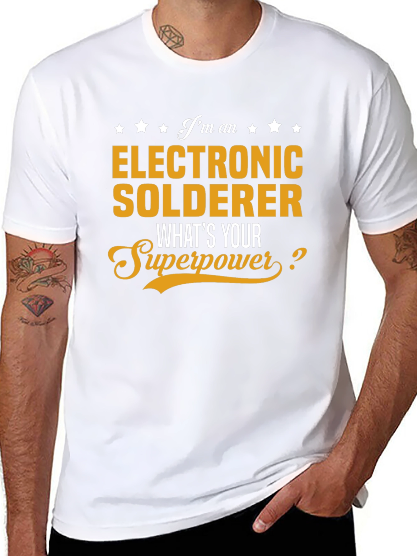 Electronic Solderer Superpower T-Shirt
