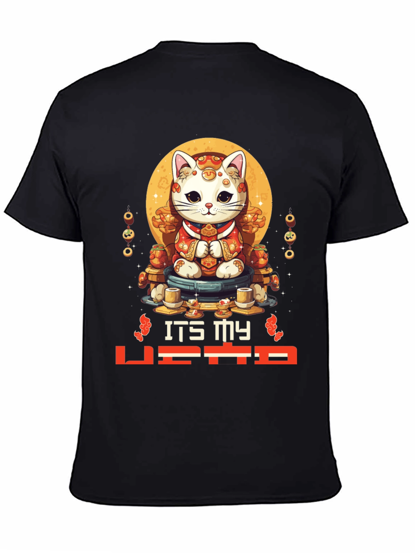 Lucky Cat T-Shirt - Its My Vibe
