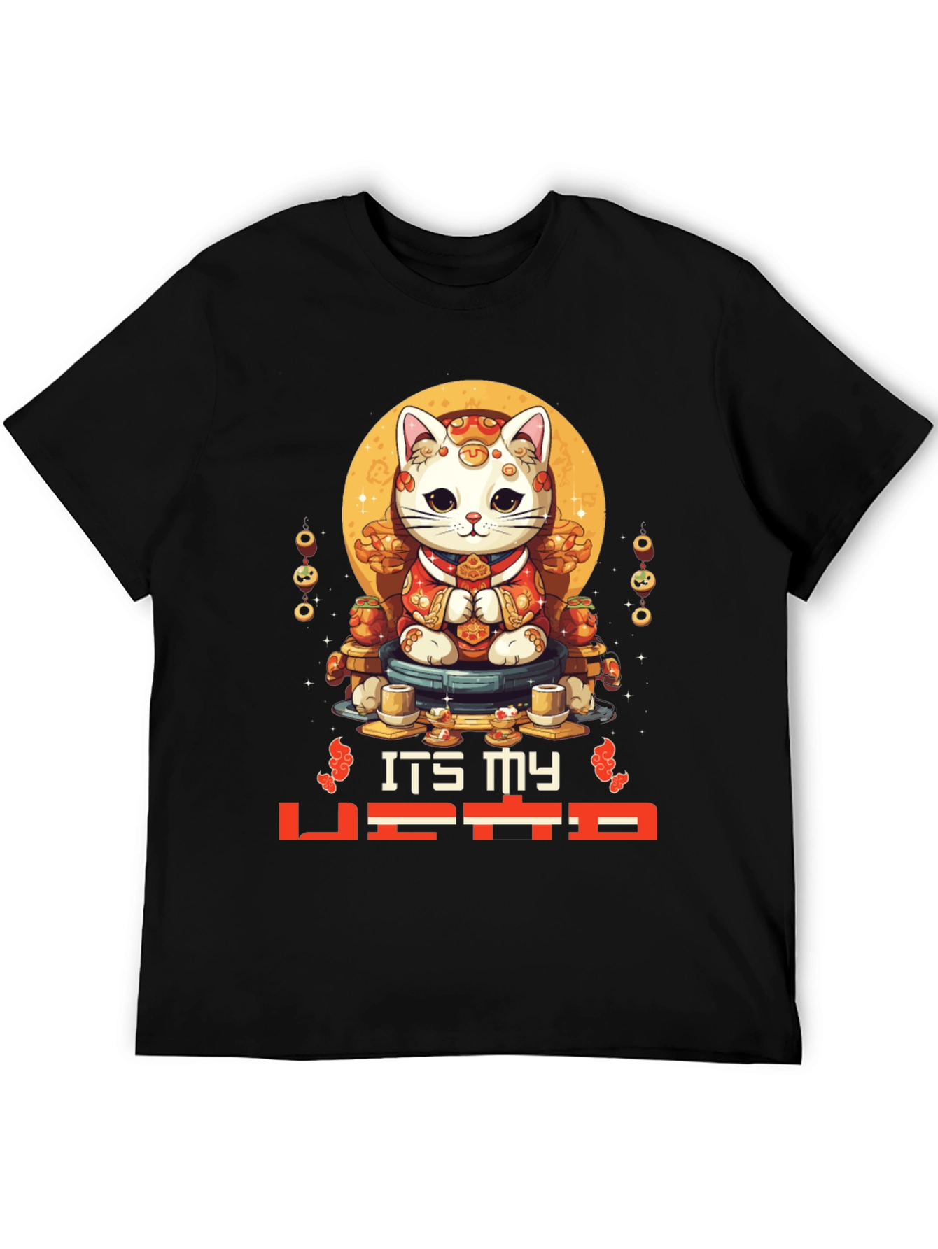 Lucky Cat T-Shirt - Its My Vibe
