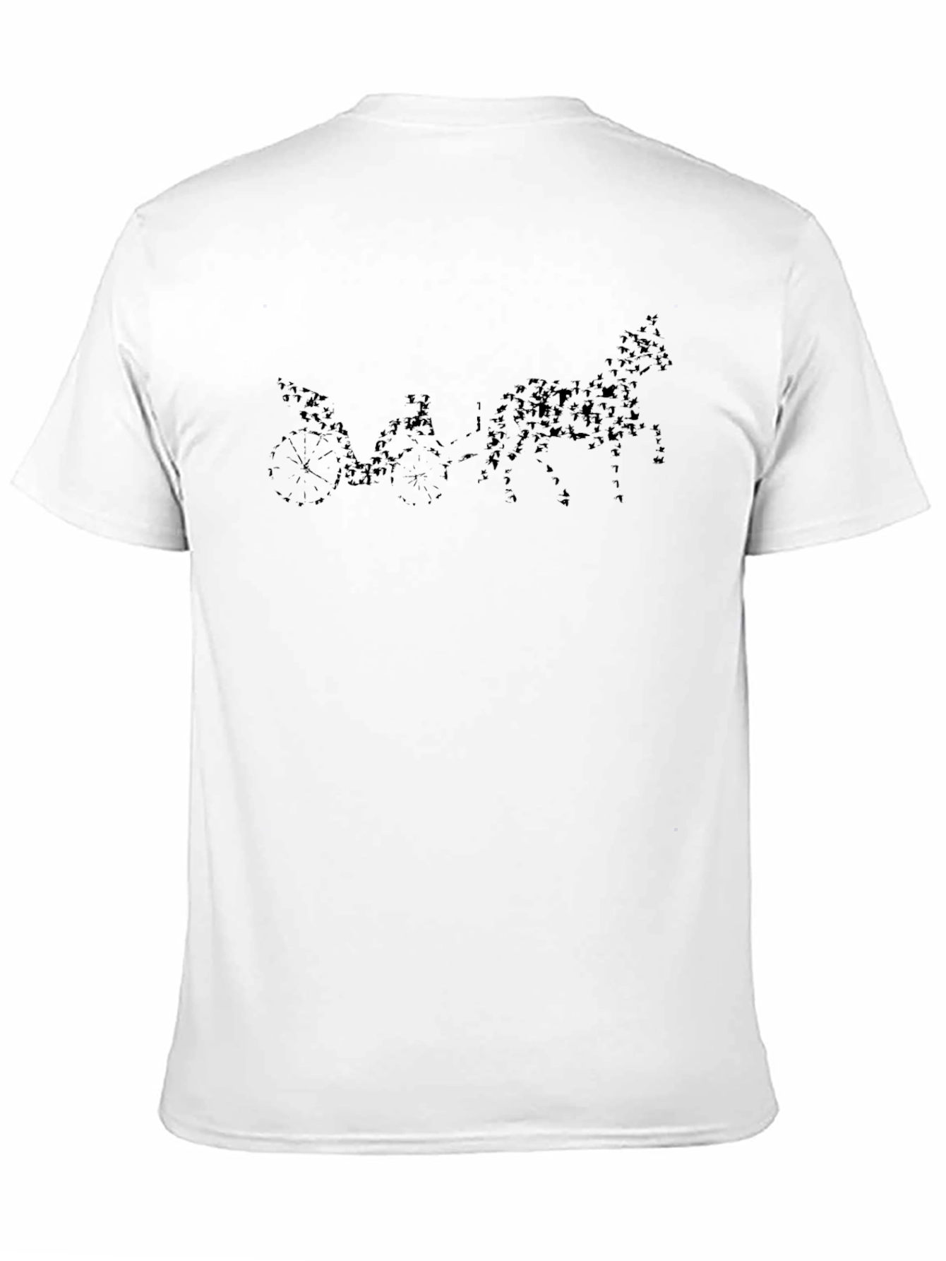 Horse Drawn Carriage Black T-Shirt