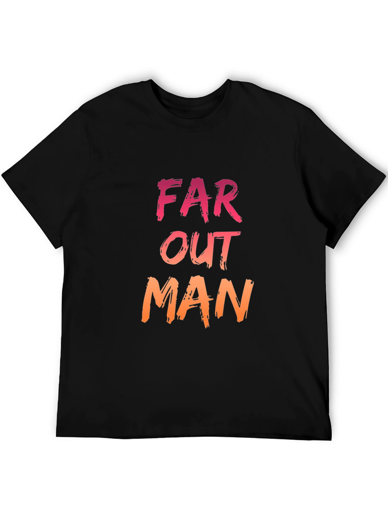 Far Out Man Graphic T-Shirt - Retro Design