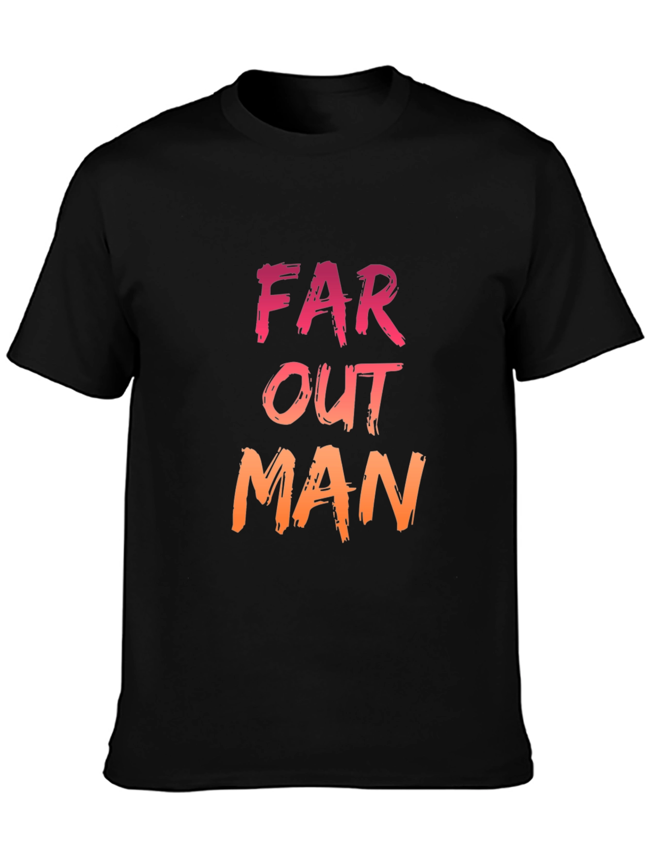 Far Out Man Graphic T-Shirt - Retro Design