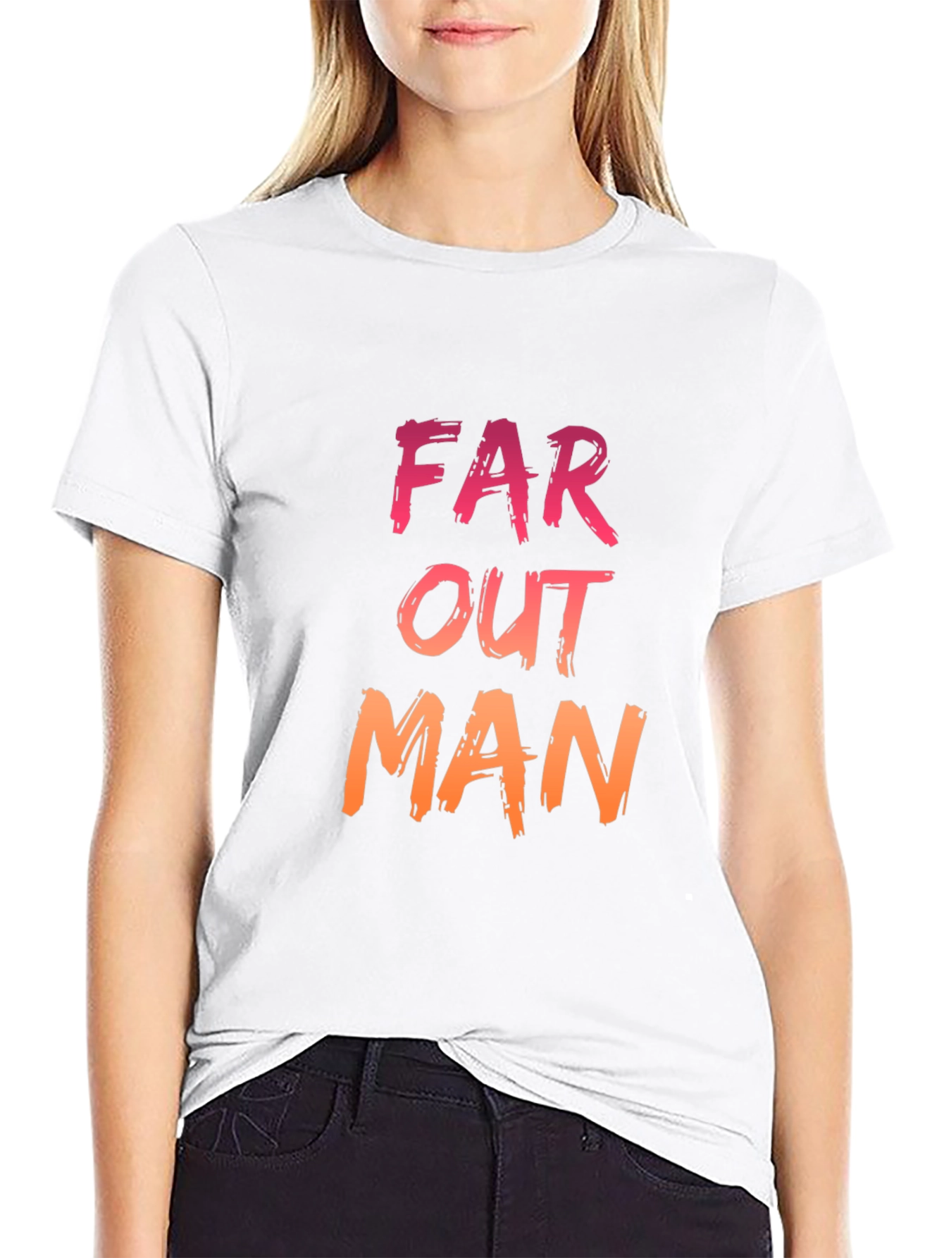 Far Out Man Graphic T-Shirt - Retro Design