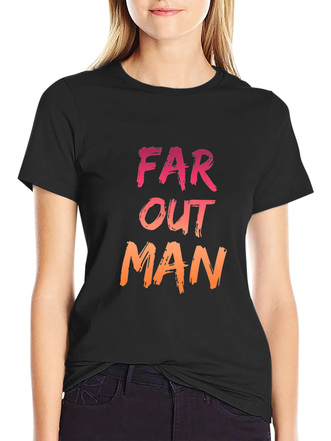 Far Out Man Graphic T-Shirt - Retro Design