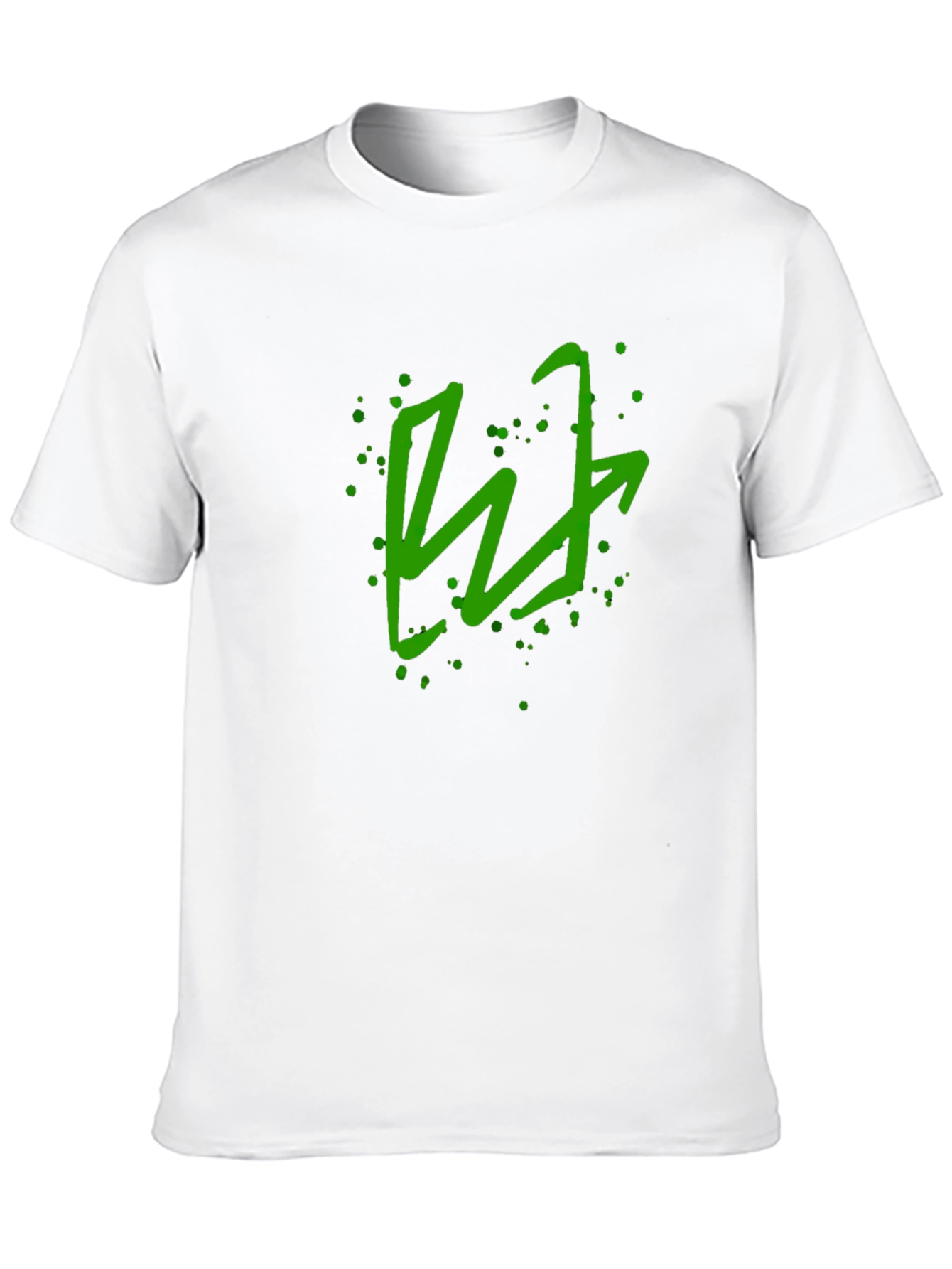 Green Arrow Graphic Black T-Shirt
