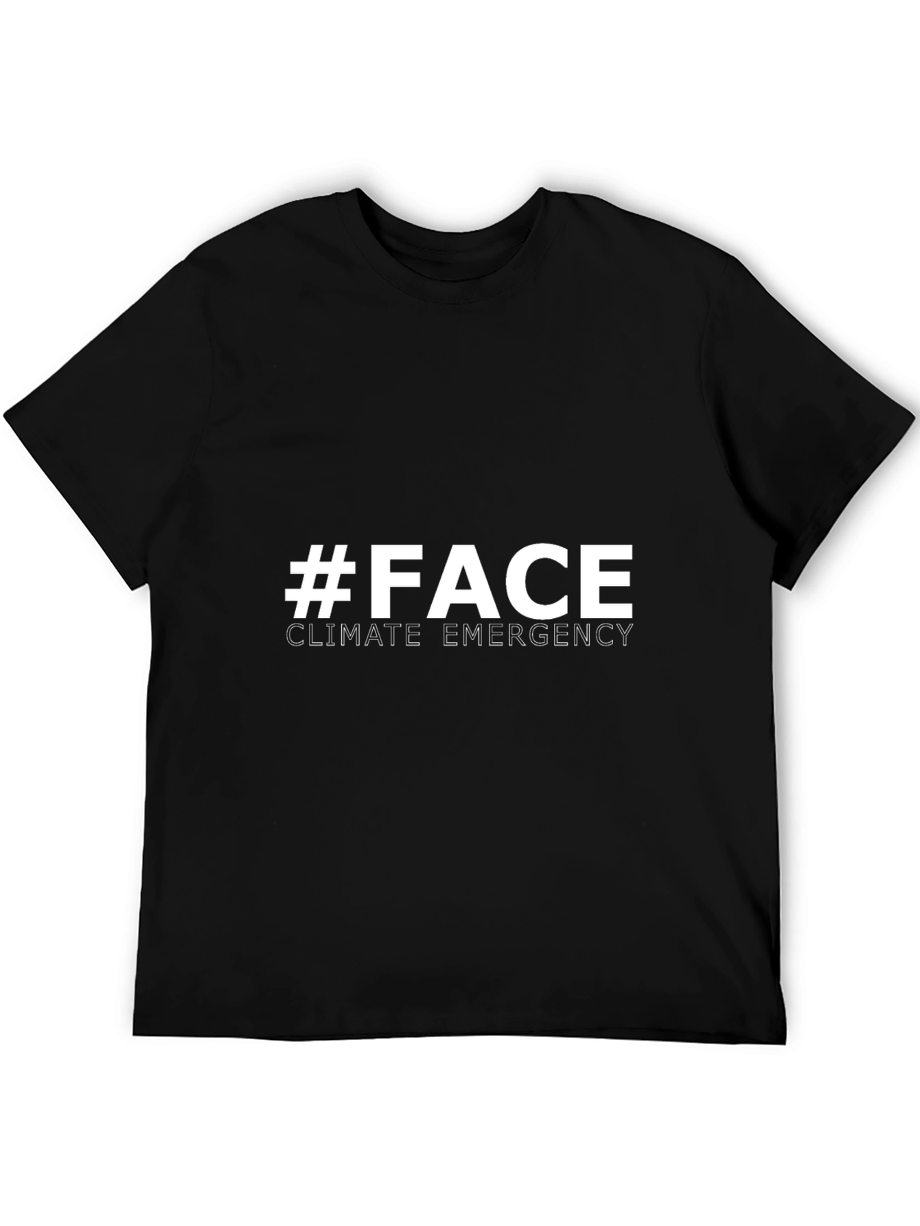 #FACE Climate Emergency Graphic Tee - Black