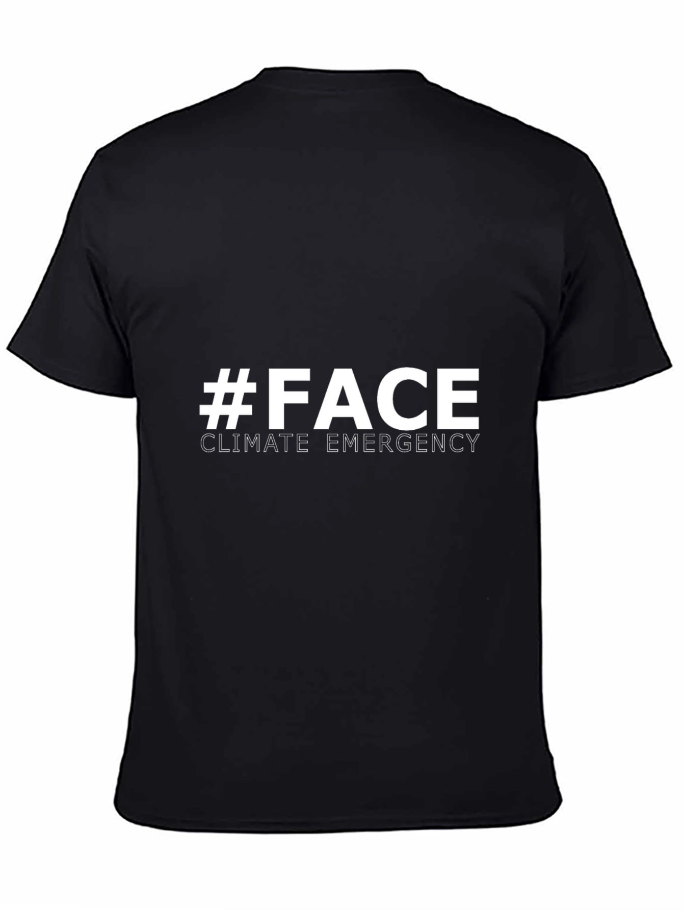 #FACE Climate Emergency Graphic Tee - Black