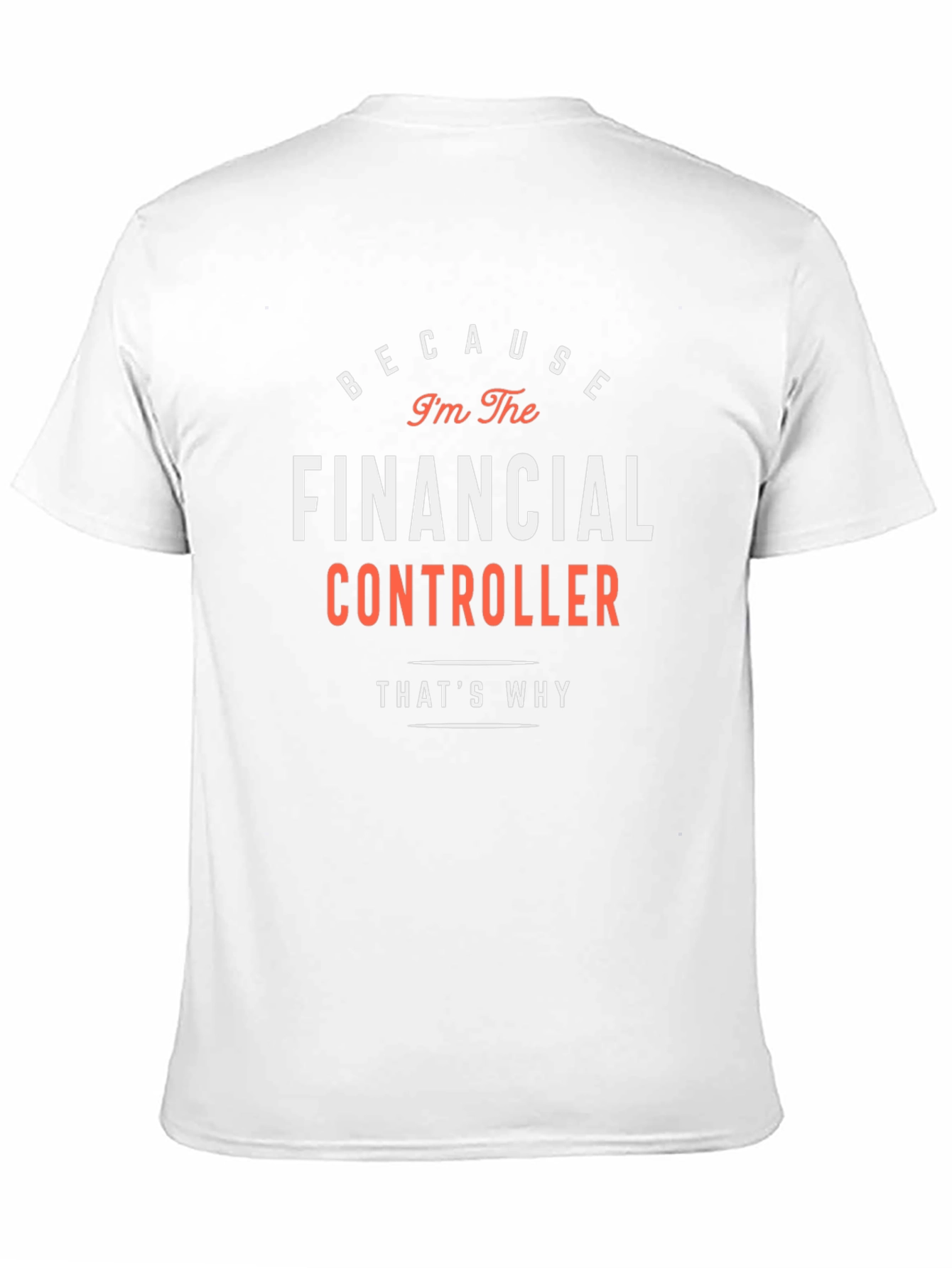 Financial Controller T-Shirt - Because Im The Financial Controller!