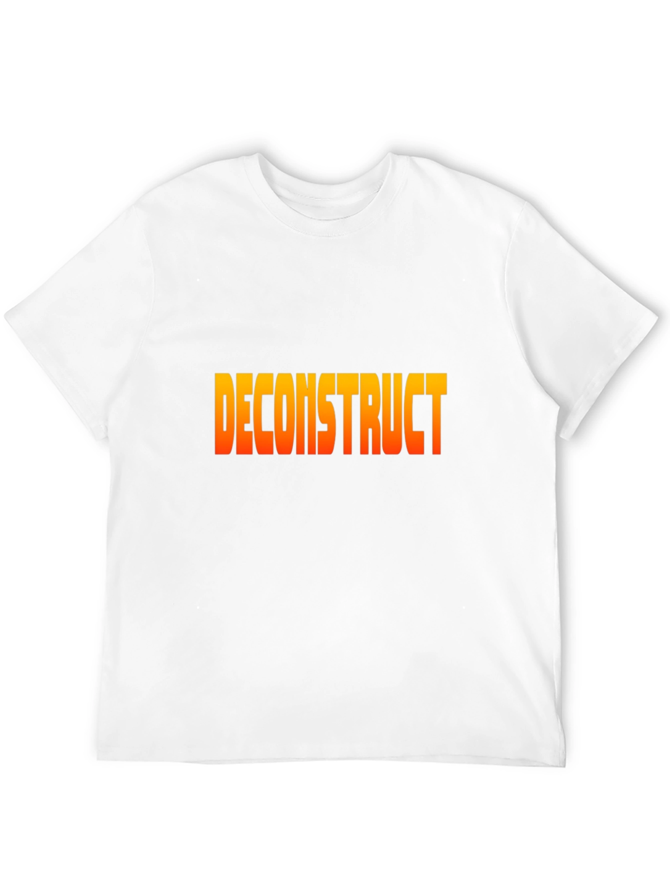 Deconstruct Graphic Tee - Stylish Black T-Shirt