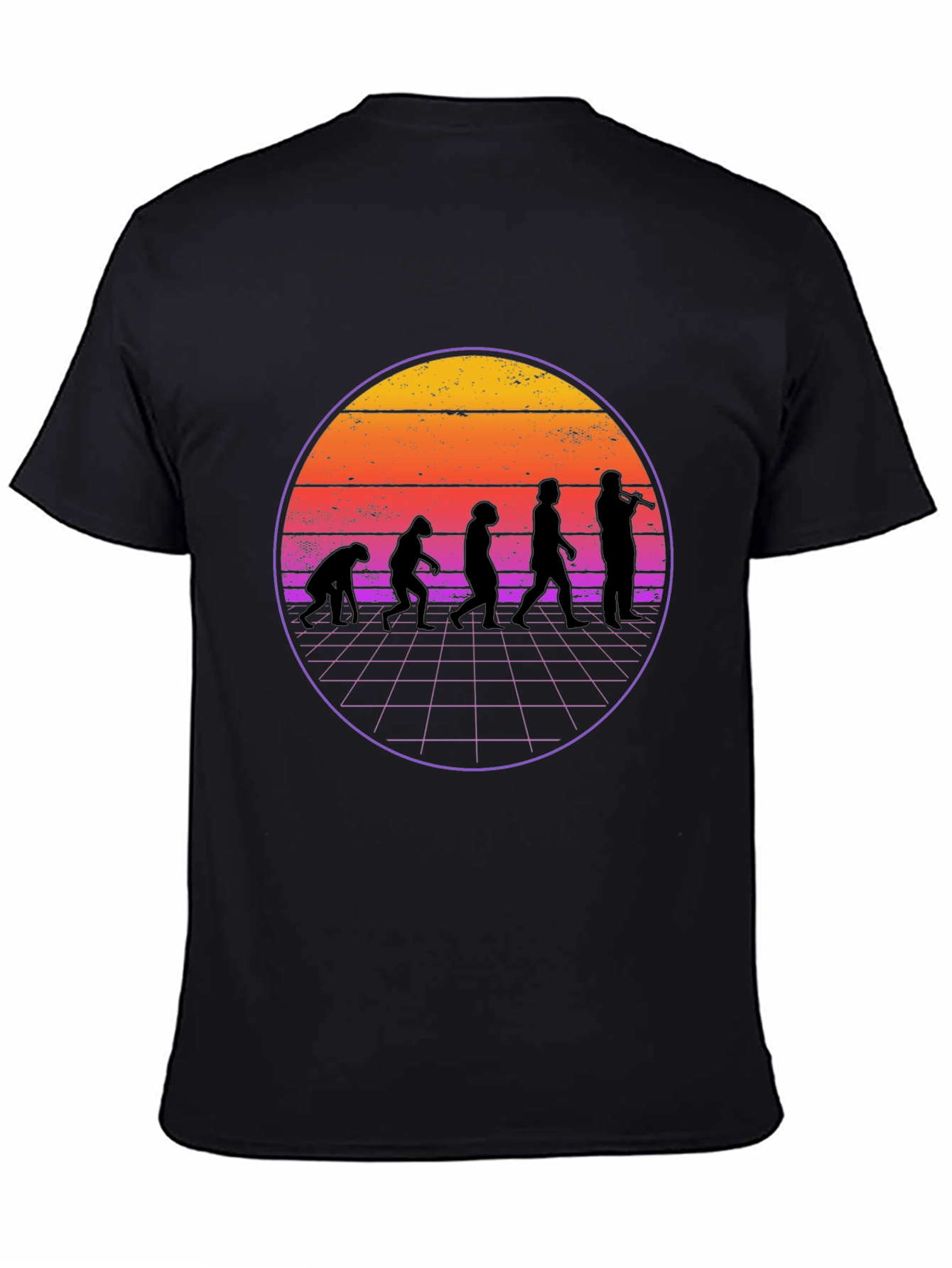 Evolution Musician T-Shirt Retro Style