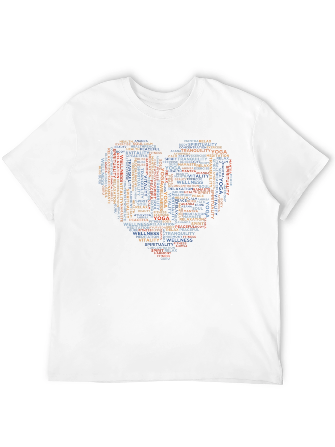 Yoga & Wellness Heart Graphic T-Shirt