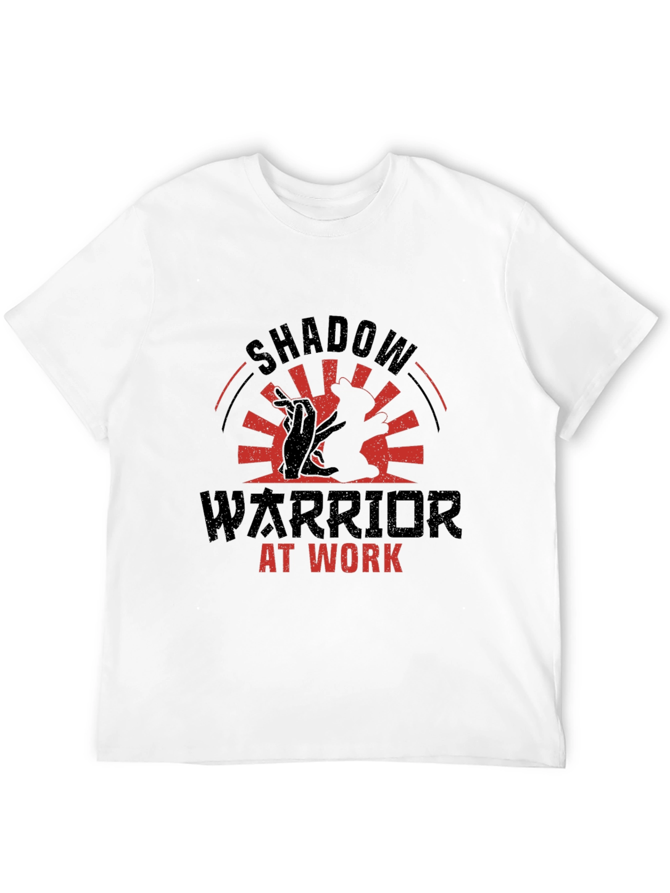 Shadow Warrior At Work Black Graphic Tee