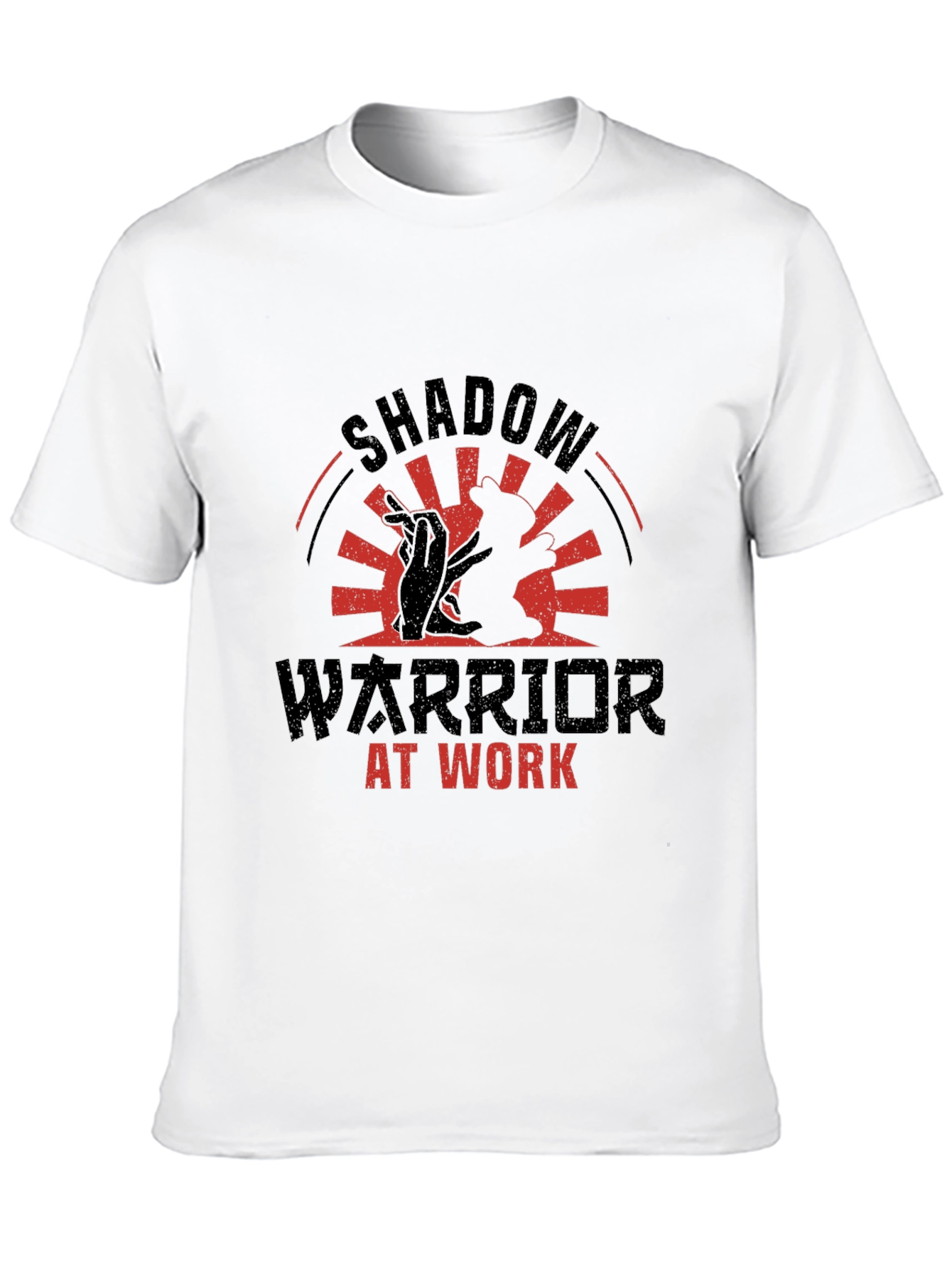 Shadow Warrior At Work Black Graphic Tee