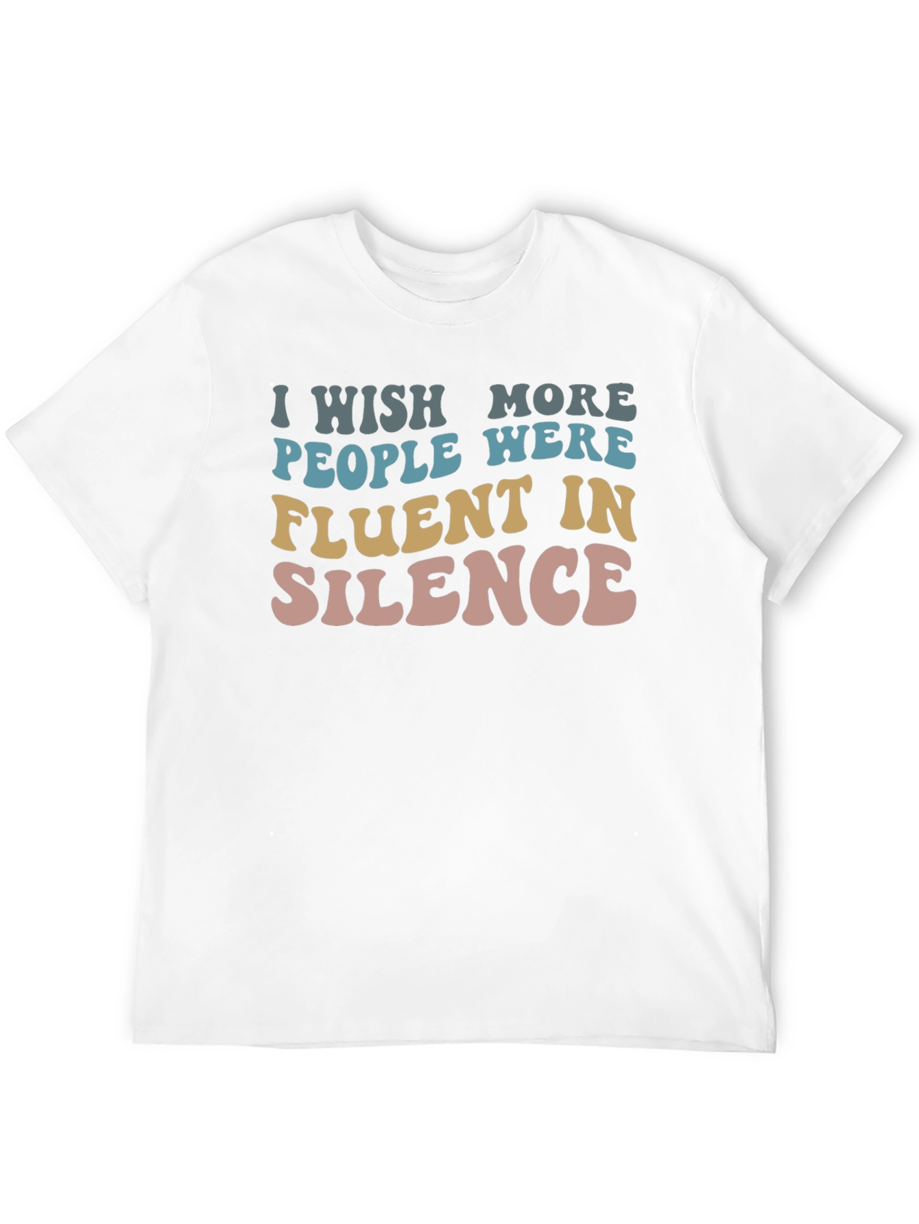 Fluent in Silence Graphic Tee - Black