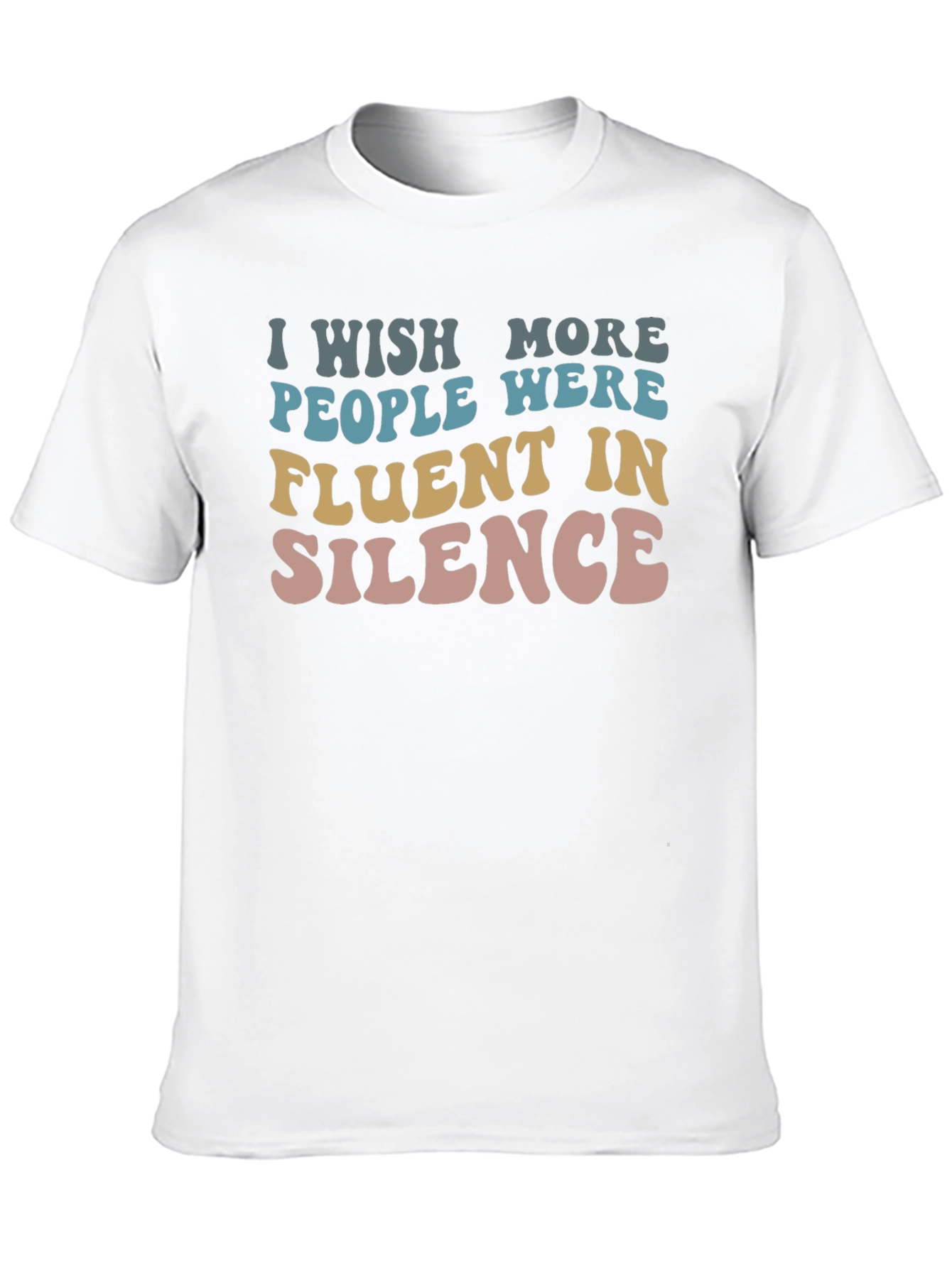 Fluent in Silence Graphic Tee - Black