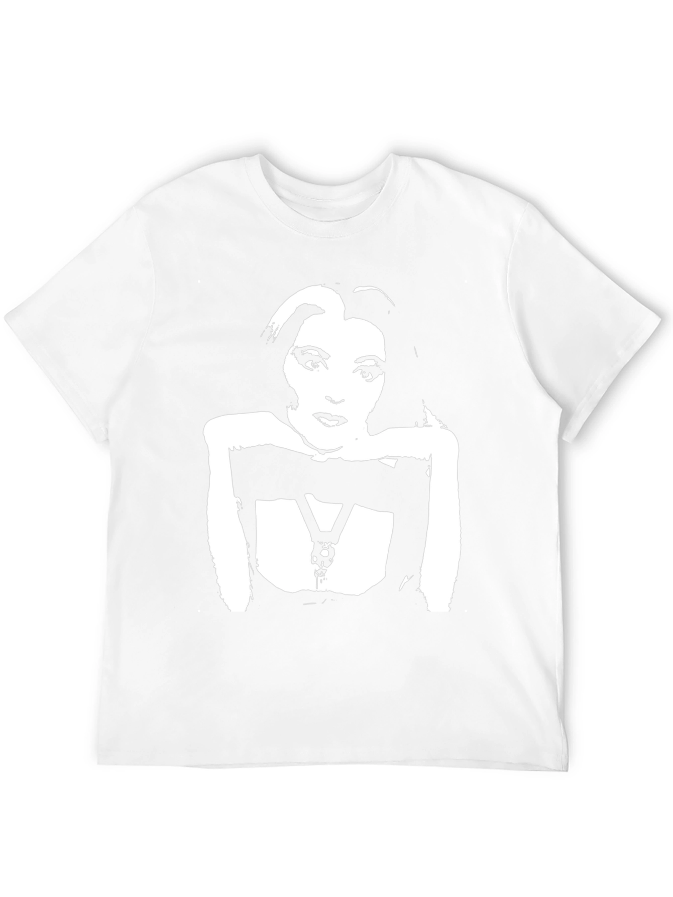 Black Graphic Tee - Iconic Womans Silhouette