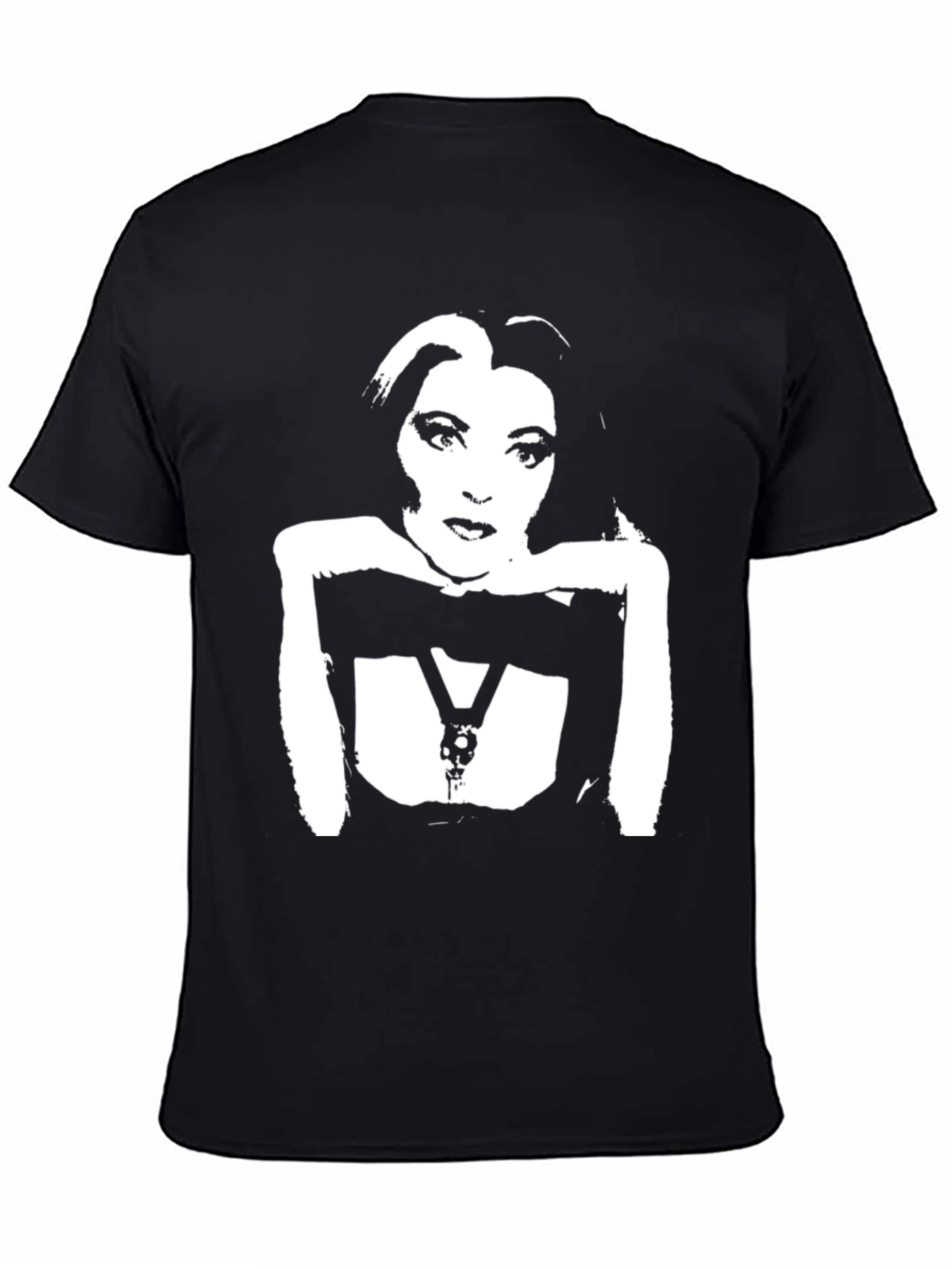 Black Graphic Tee - Iconic Womans Silhouette