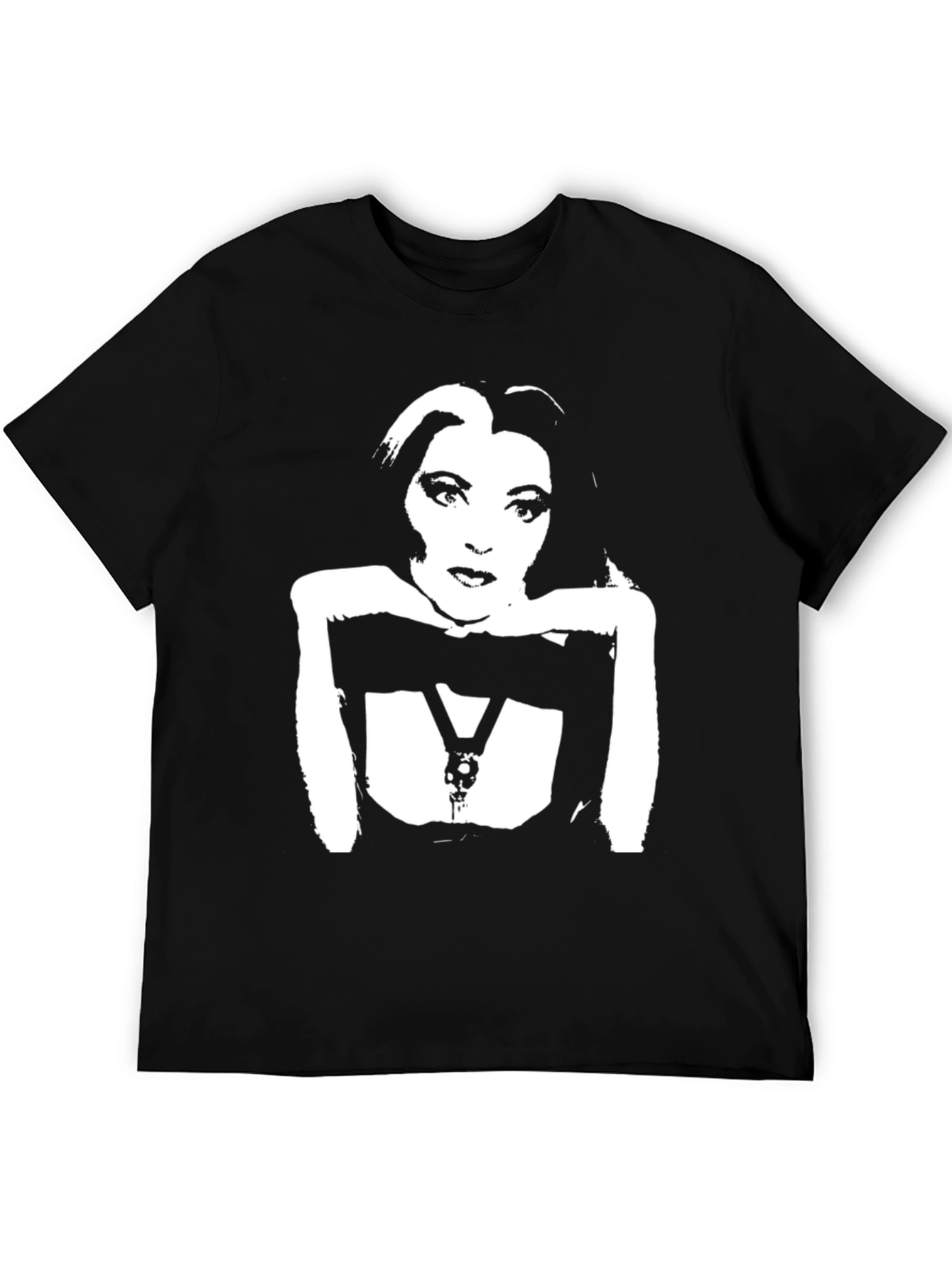 Black Graphic Tee - Iconic Womans Silhouette