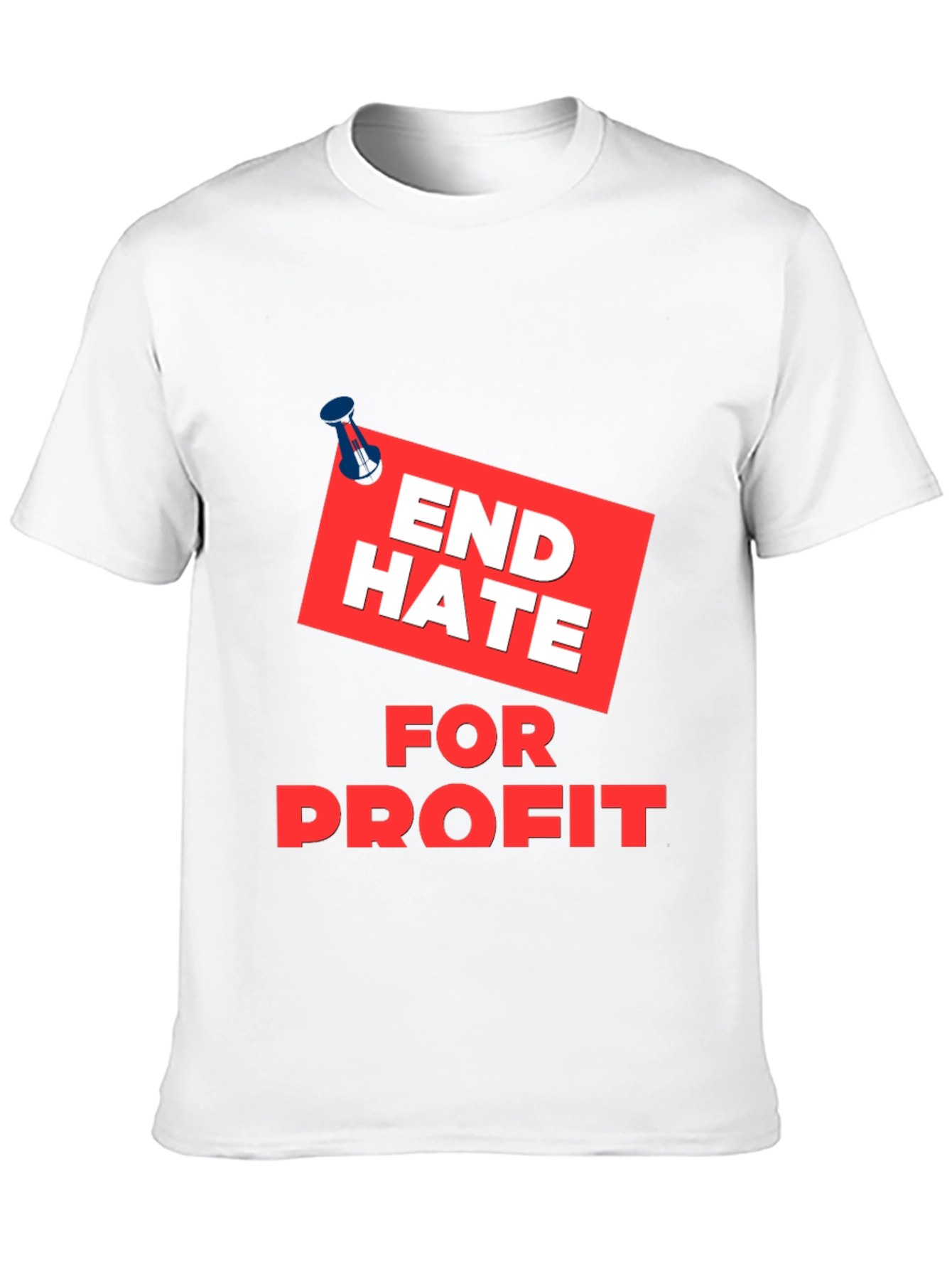 End Hate For Profit Black T-Shirt