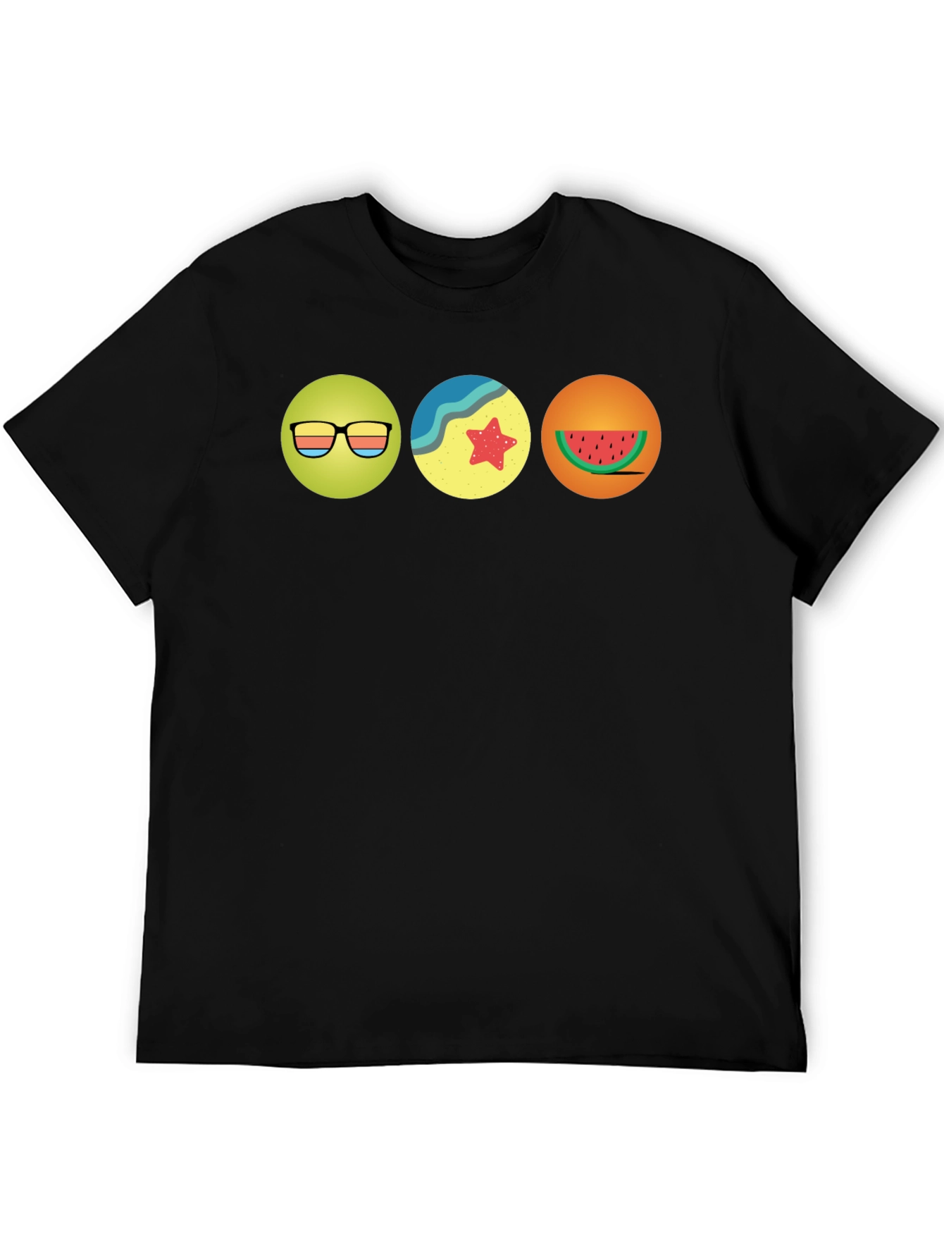 Summer Theme Graphic T-Shirt