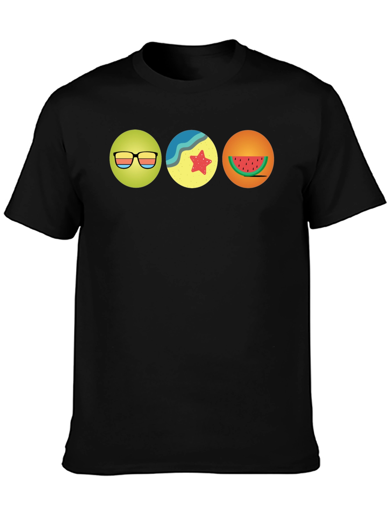 Summer Theme Graphic T-Shirt