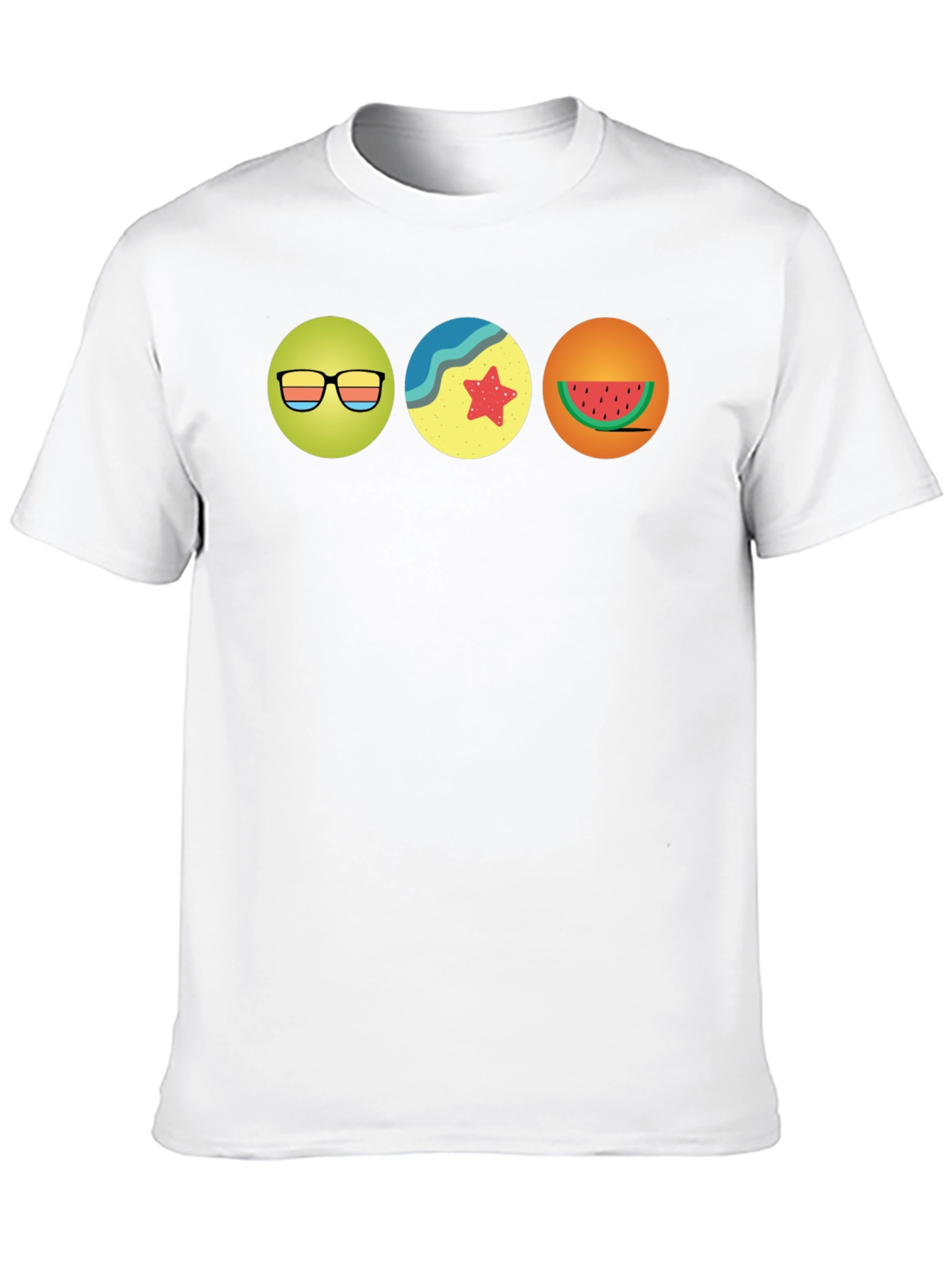 Summer Theme Graphic T-Shirt