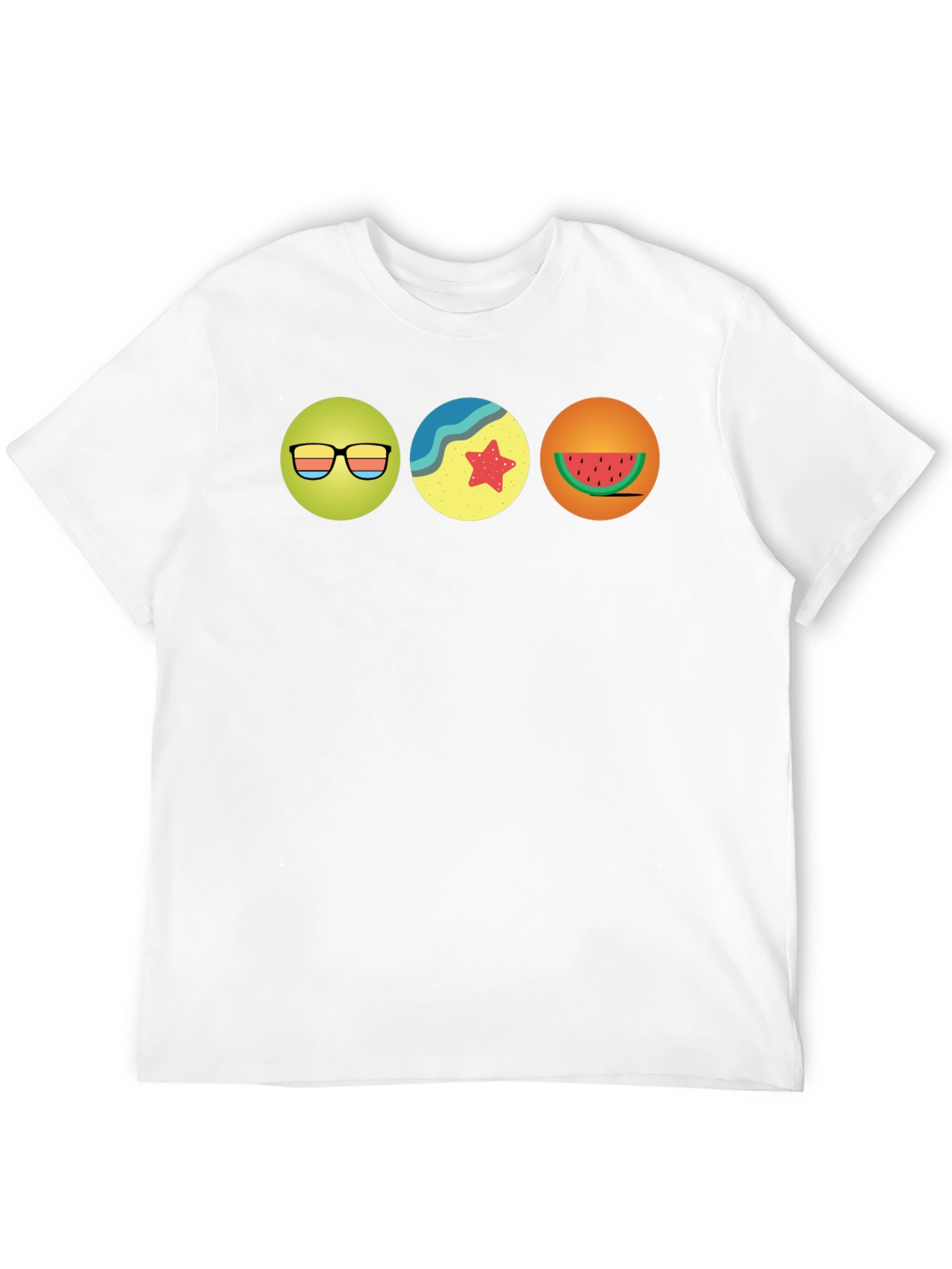 Summer Theme Graphic T-Shirt