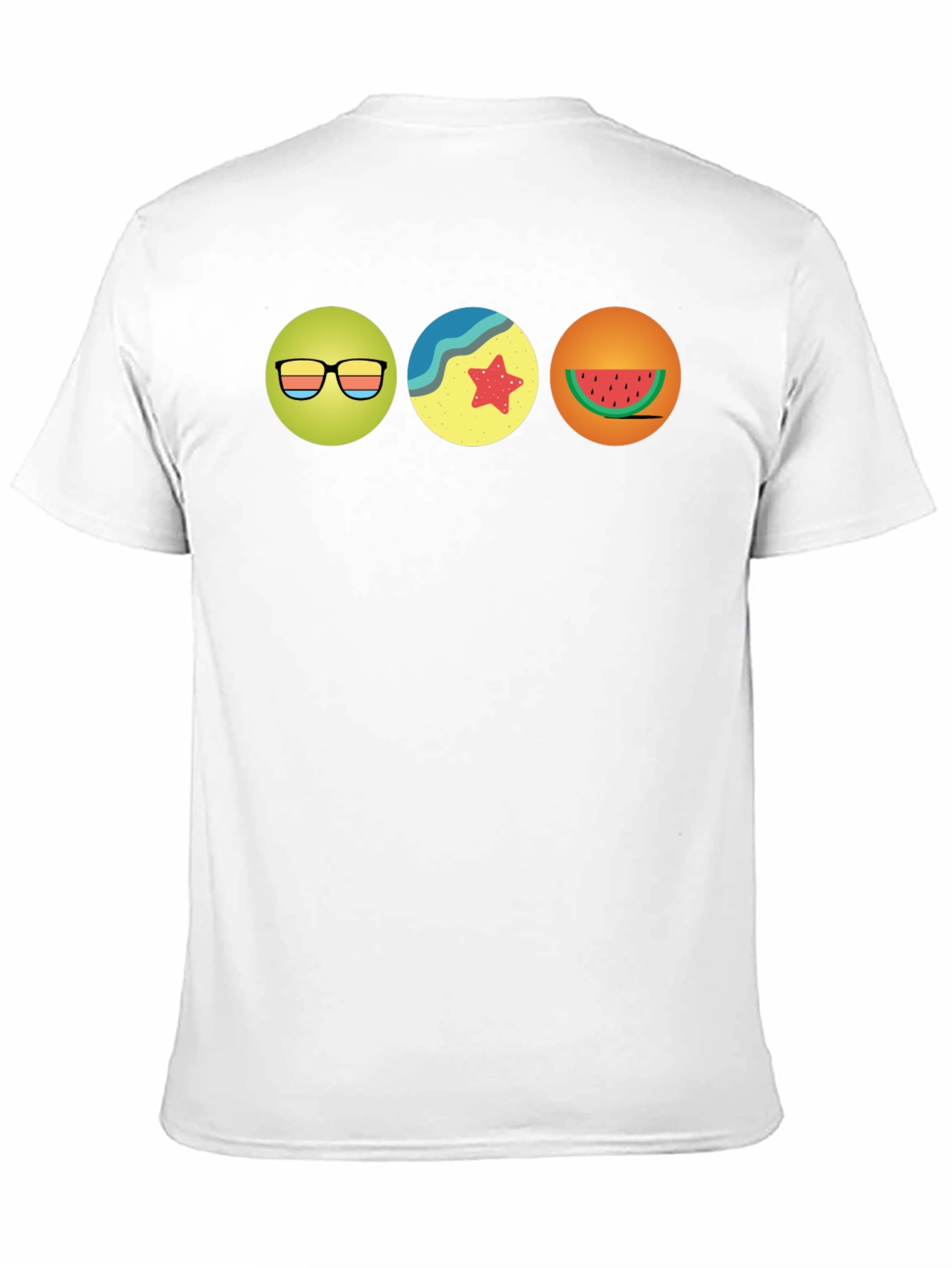 Summer Theme Graphic T-Shirt