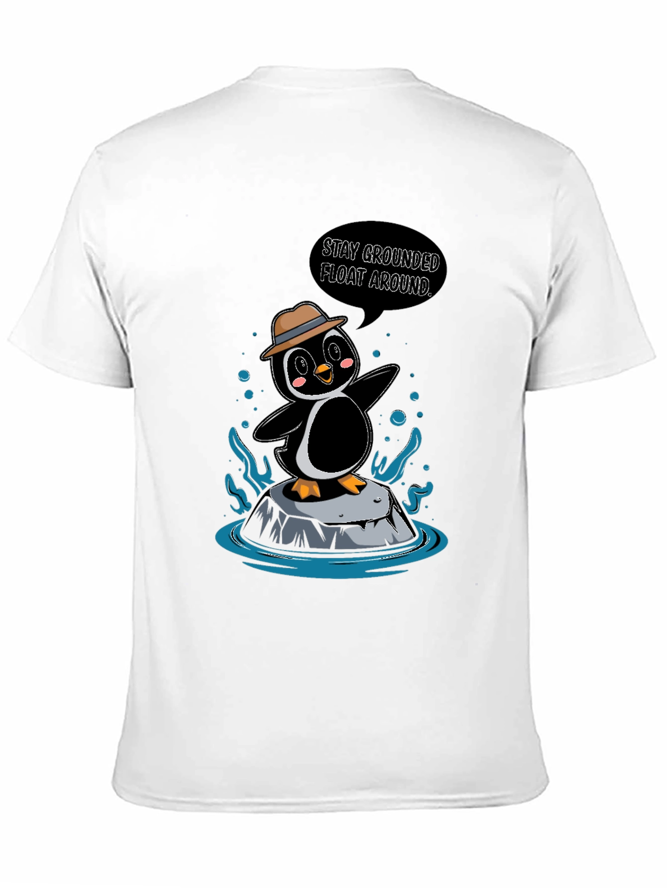 Stay Grounded Penguin Graphic Tee