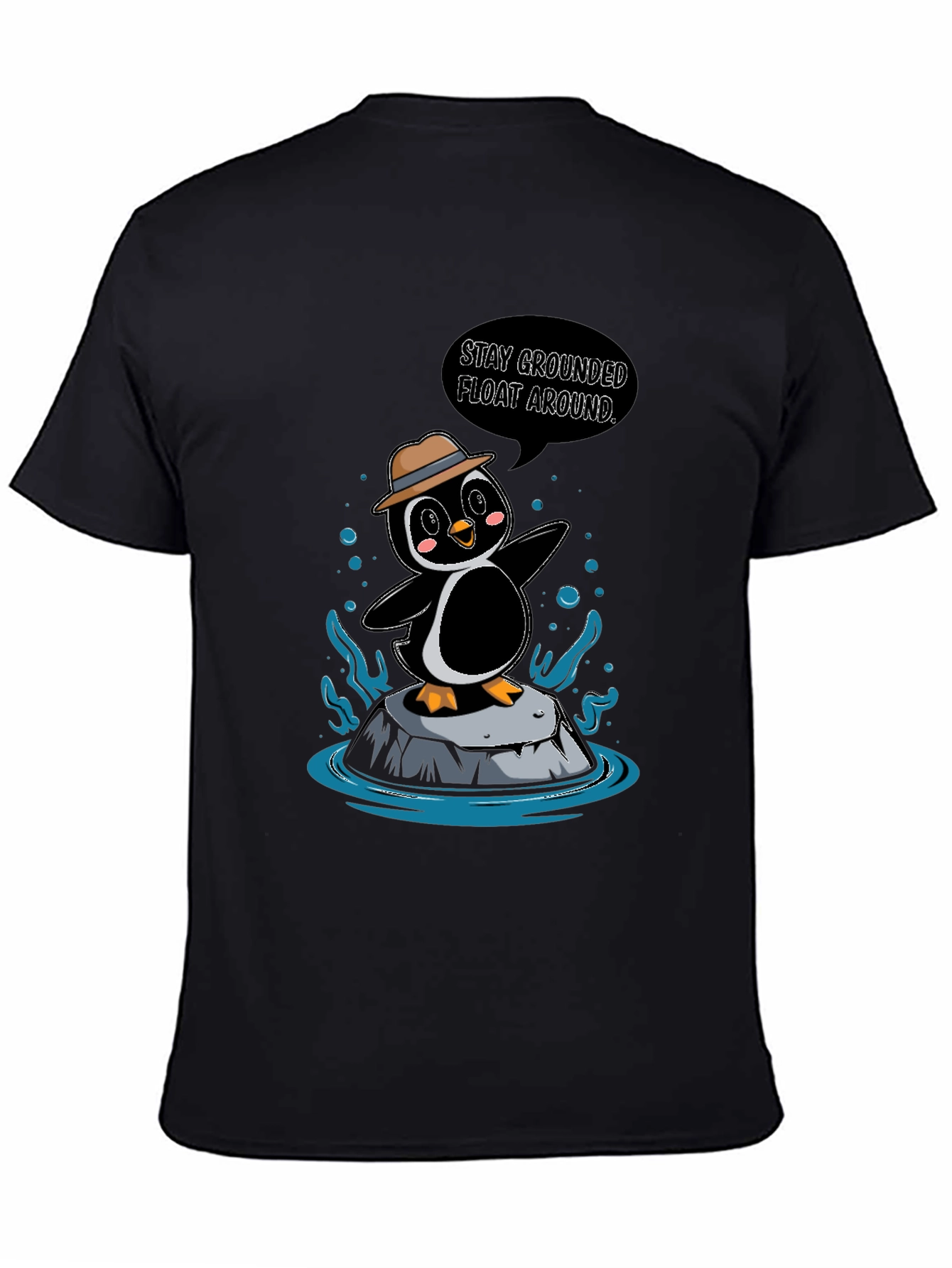 Stay Grounded Penguin Graphic Tee