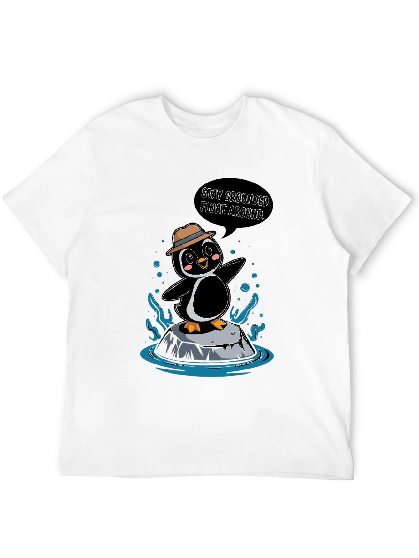 Stay Grounded Penguin Graphic Tee