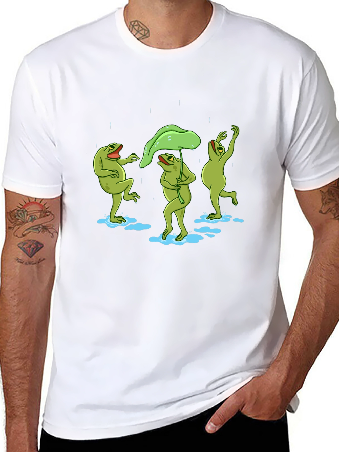 Frogs Dancing in the Rain T-Shirt