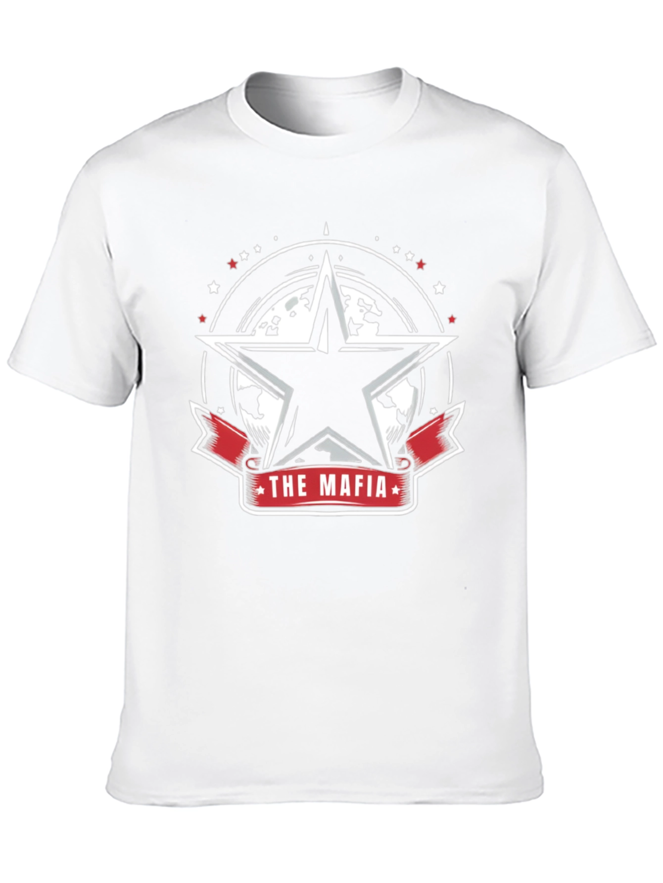 The Mafia Star Graphic T-Shirt - Cool Design