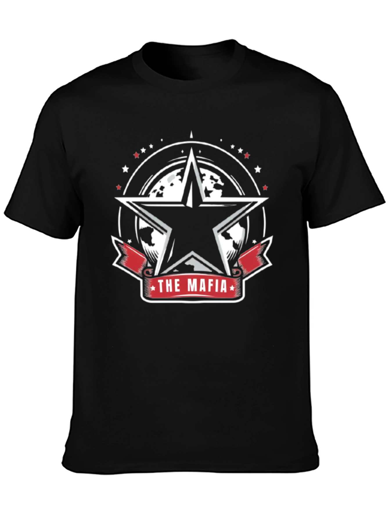 The Mafia Star Graphic T-Shirt - Cool Design
