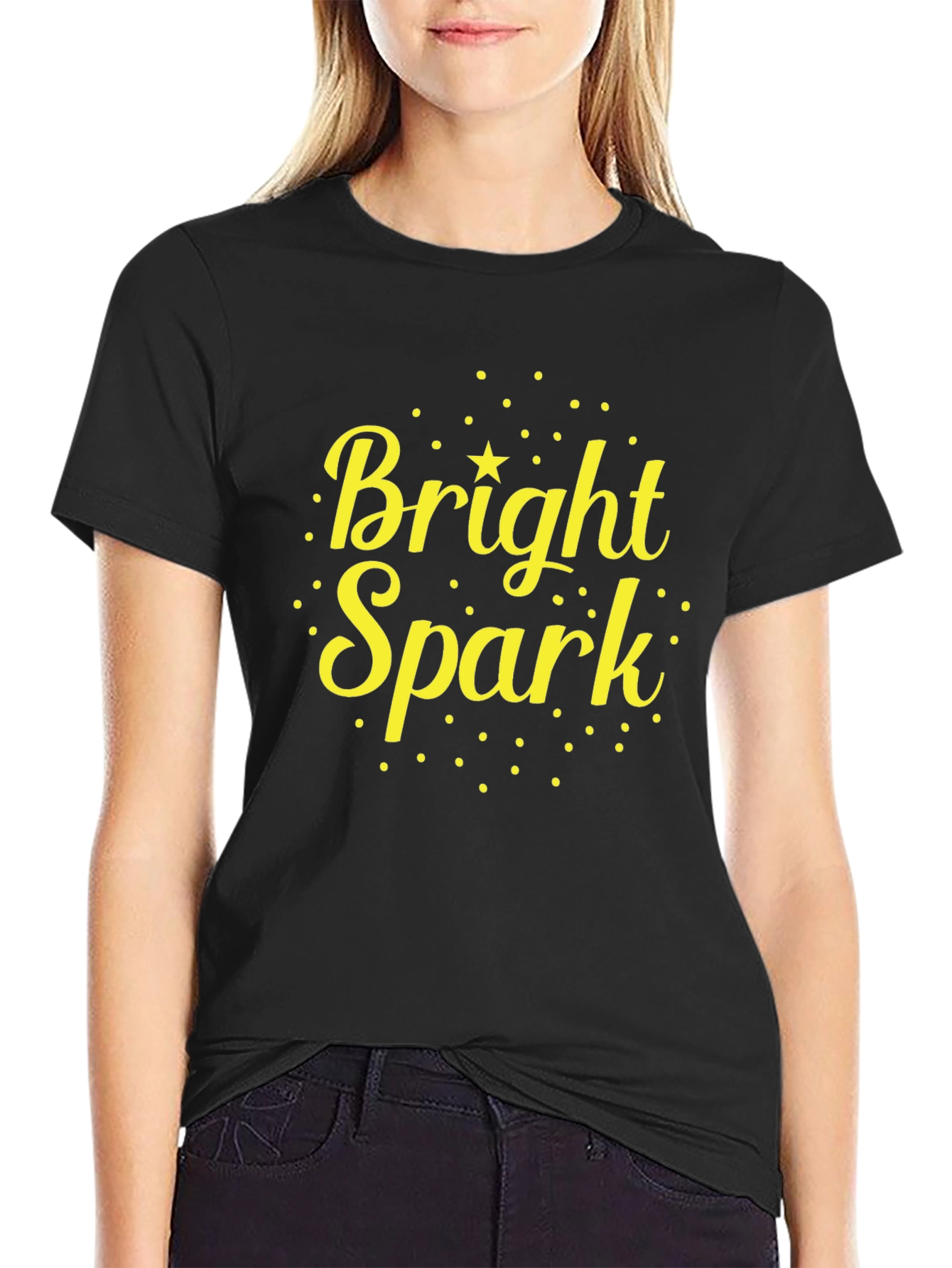 Bright Spark Graphic Tee - Soft Cotton Blend