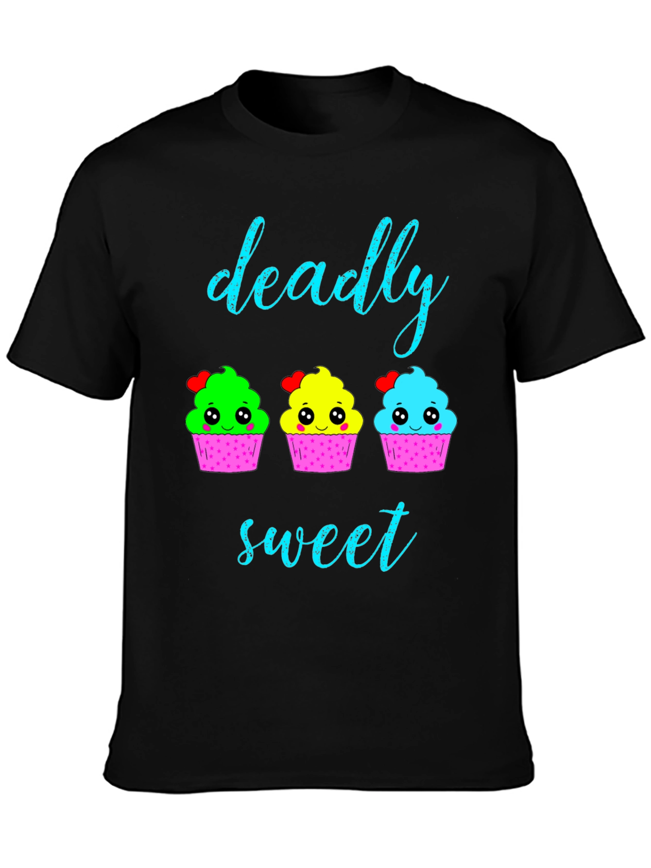 Deadly Sweet Cupcake Graphic T-Shirt