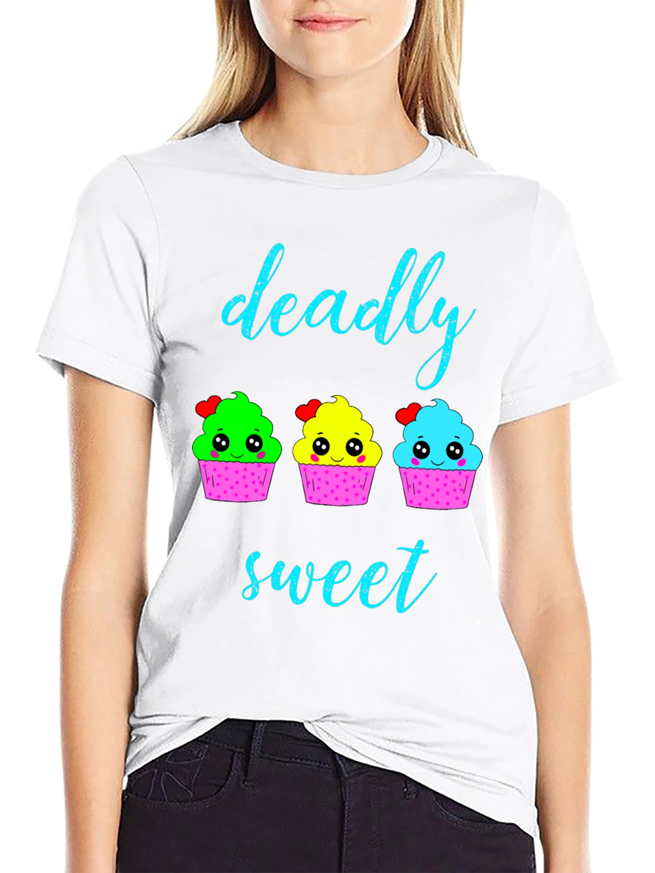 Deadly Sweet Cupcake Graphic T-Shirt