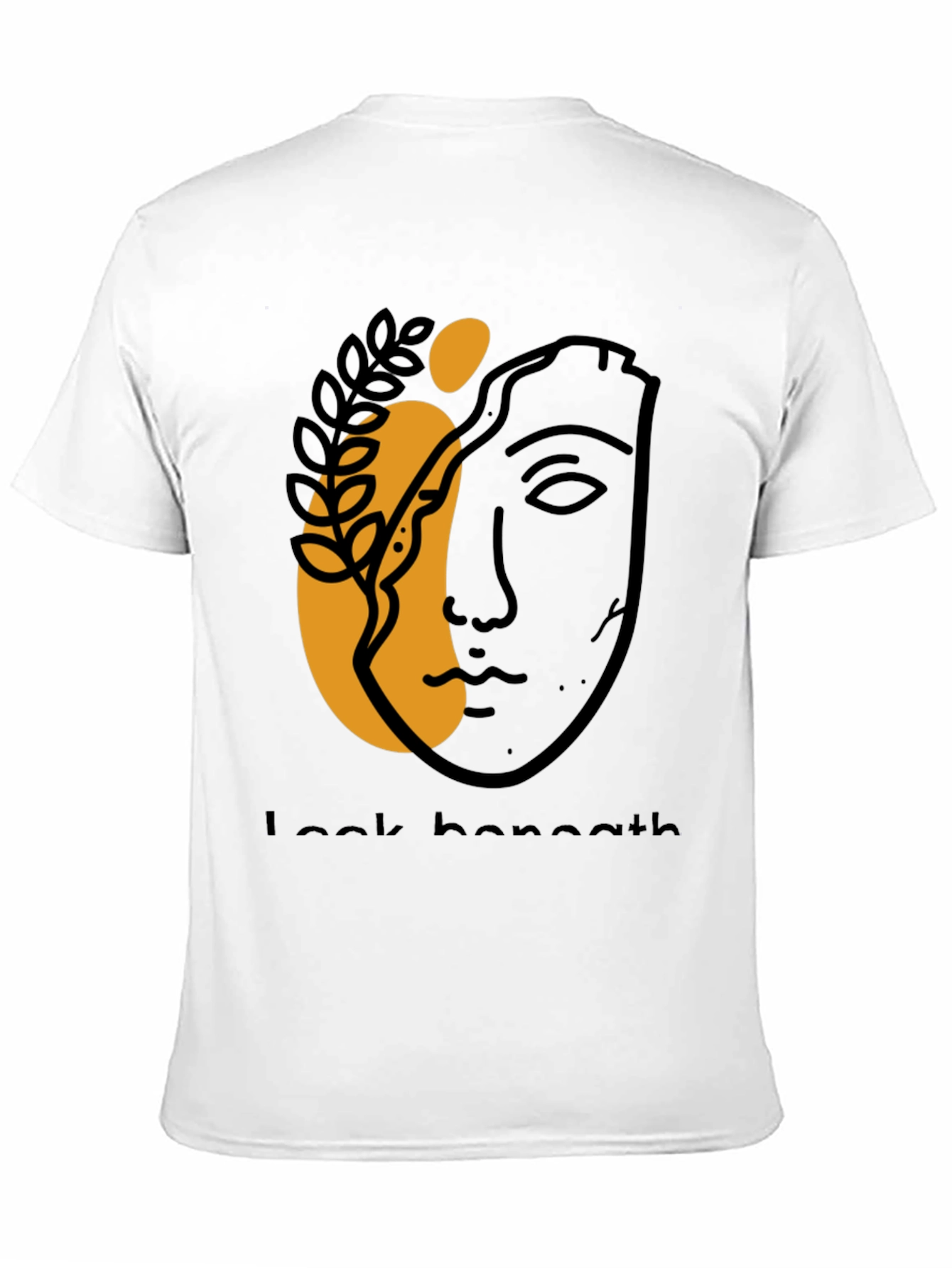 Abstract Face Graphic Tee - Modern Aesthetic T-Shirt