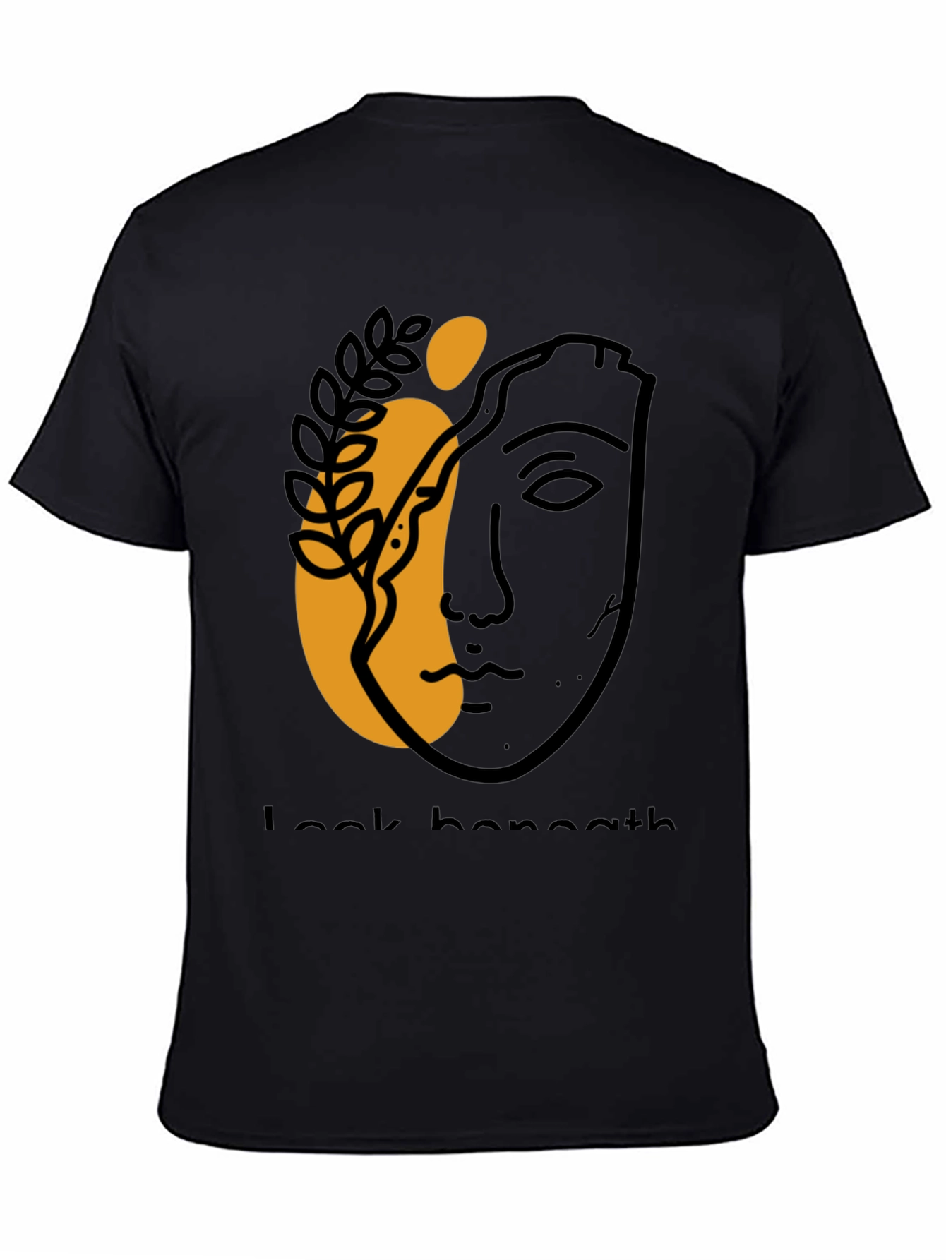 Abstract Face Graphic Tee - Modern Aesthetic T-Shirt