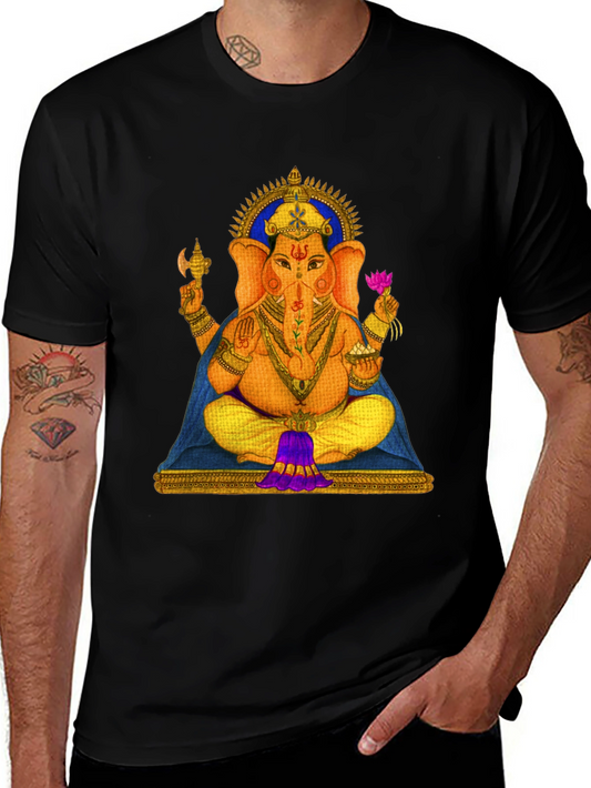 Ganesh Graphic Tee - Spiritual Style