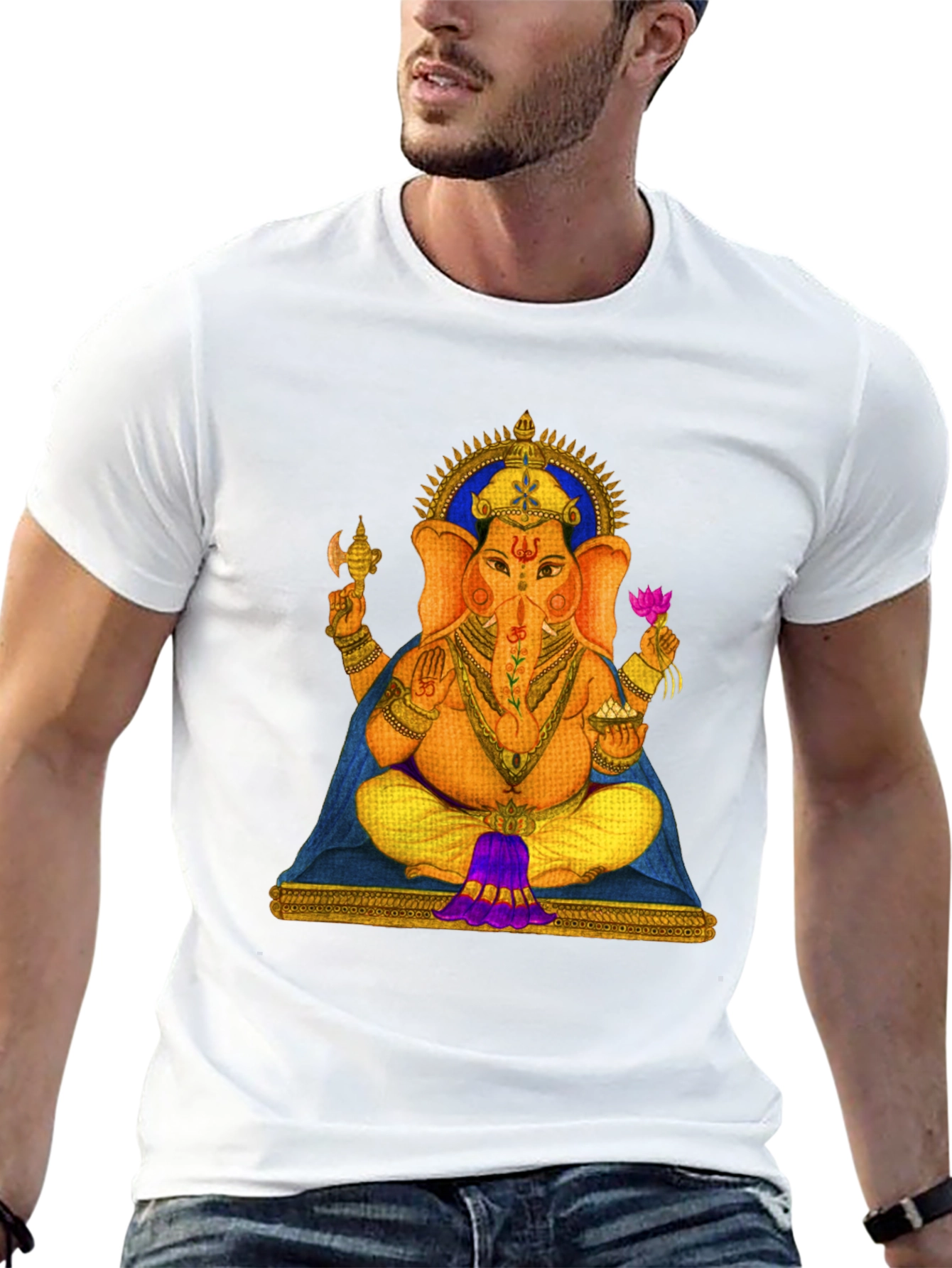 Ganesh Graphic Tee - Spiritual Style